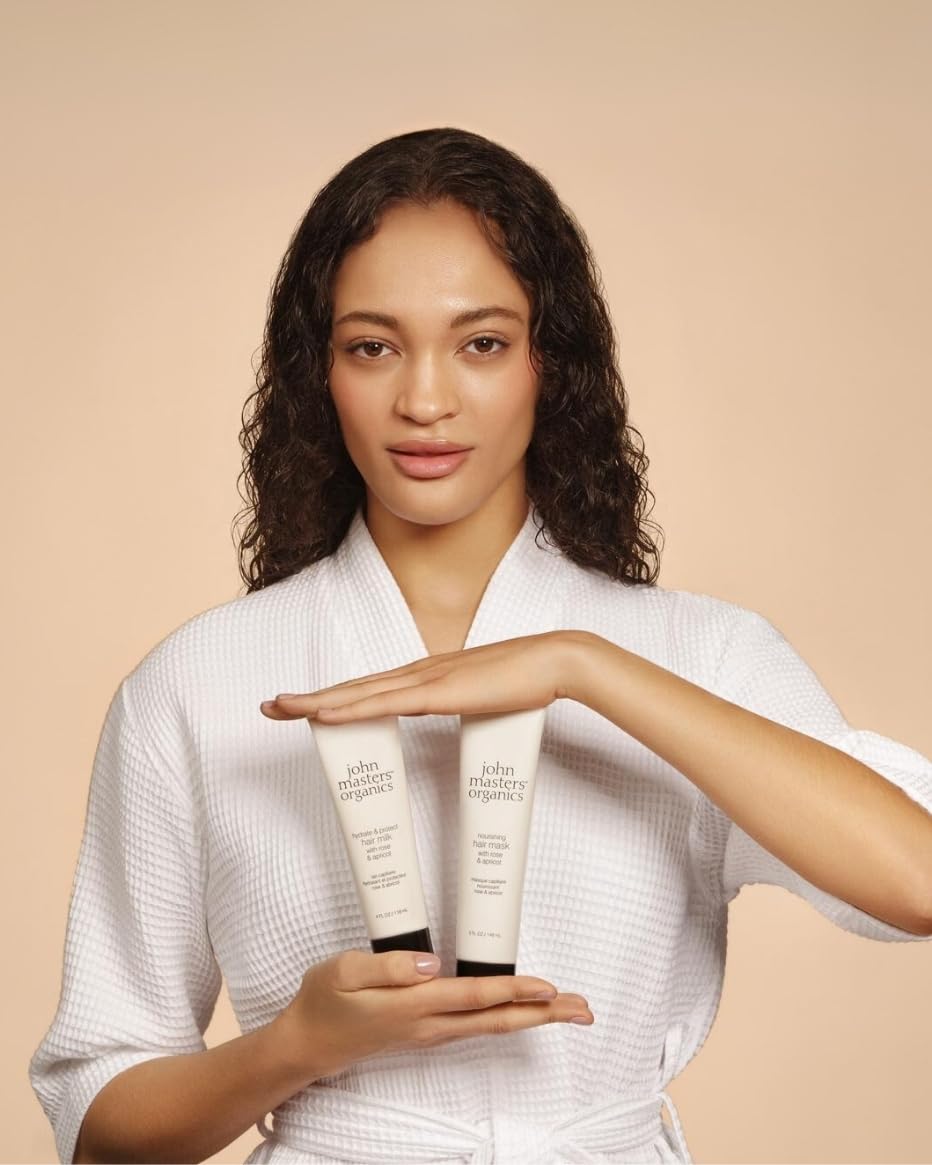 Foto 8 pulgar | Mascarilla Capilar John Masters Organics Nutritiva Rosa Y Albaricoque 150 Ml - Venta Internacional.