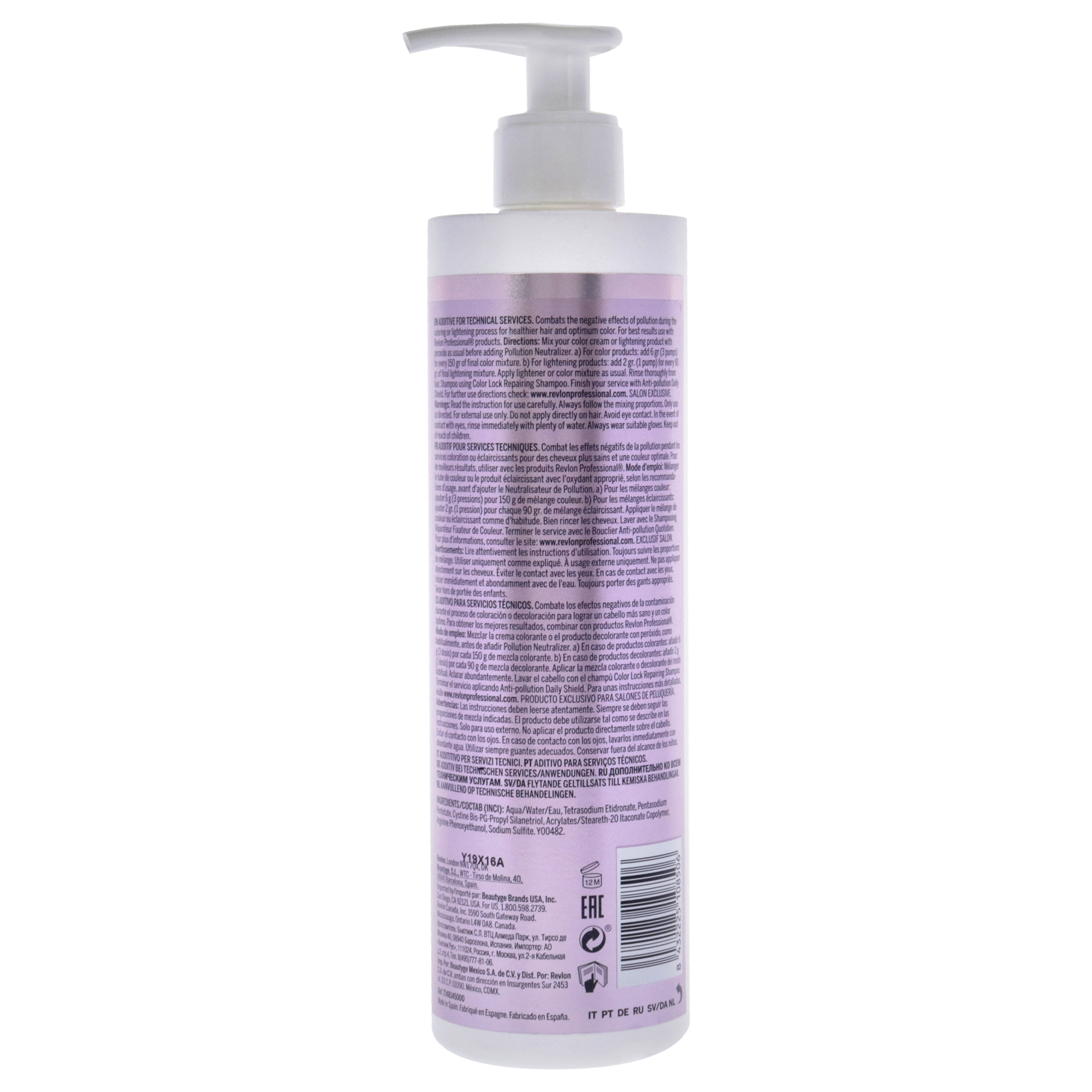 Foto 2 | Neutralizador Magnético De Contaminación Treatment Revlon, 500 Ml, Unisex - Venta Internacional.