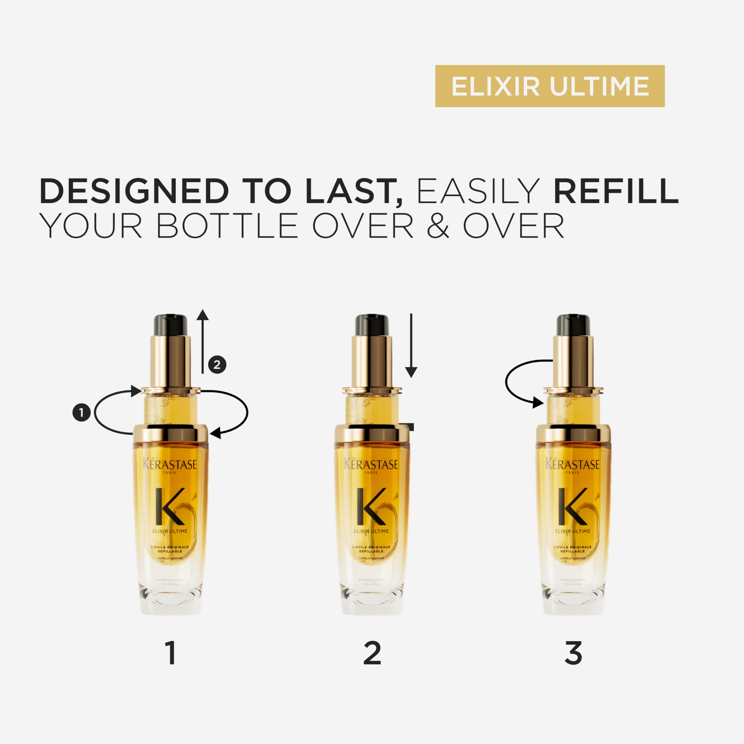 Foto 5 pulgar | Aceite Capilar Kerastase Elixir Ultime L'huile Original Refill - Venta Internacional.