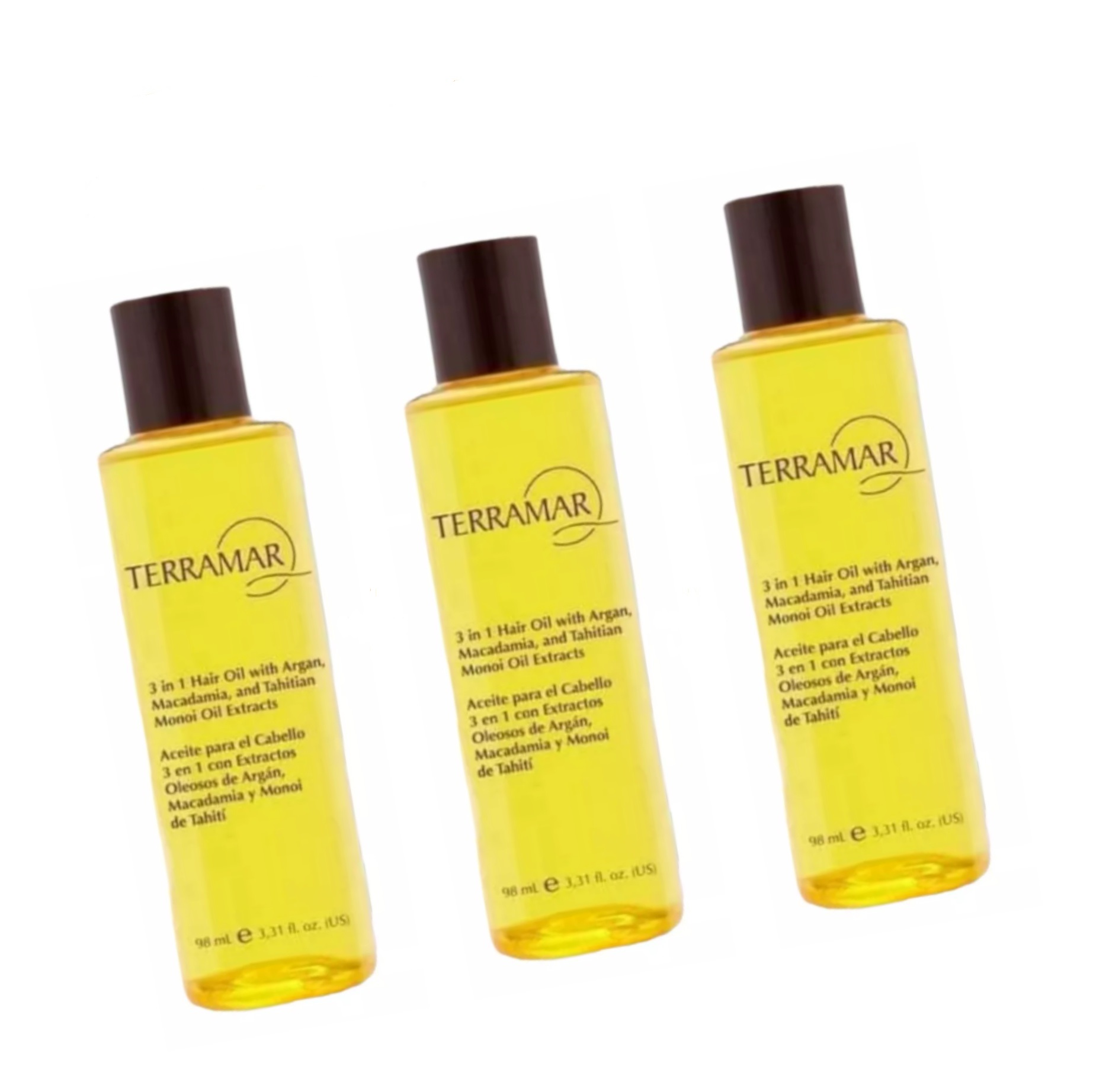 Aceite para el Cabello Terramar 98 ml  3 Piezas