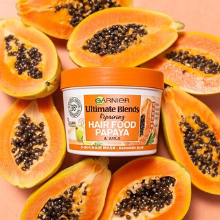 Foto 4 | Mascarilla Capilar Garnier Ultimate Blends Hair Food Papaya - Venta Internacional.