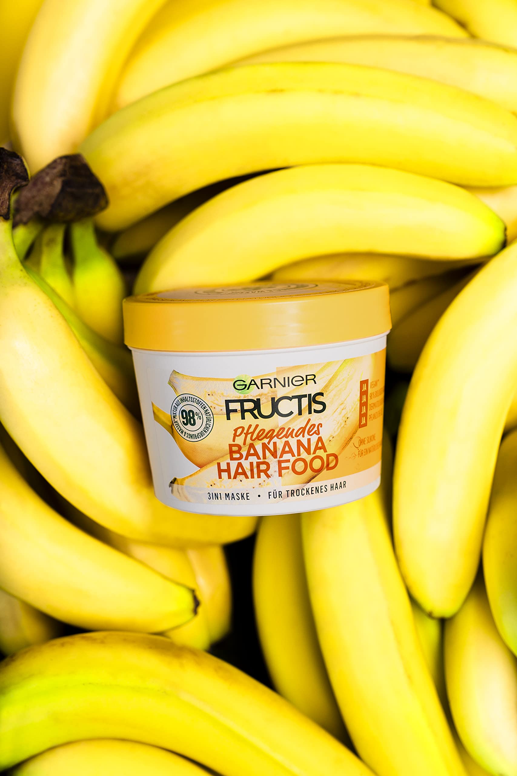 Foto 4 pulgar | Mascarilla Capilar Garnier Fructis Nourishing Banana 390 Ml 3 En 1 - Venta Internacional.