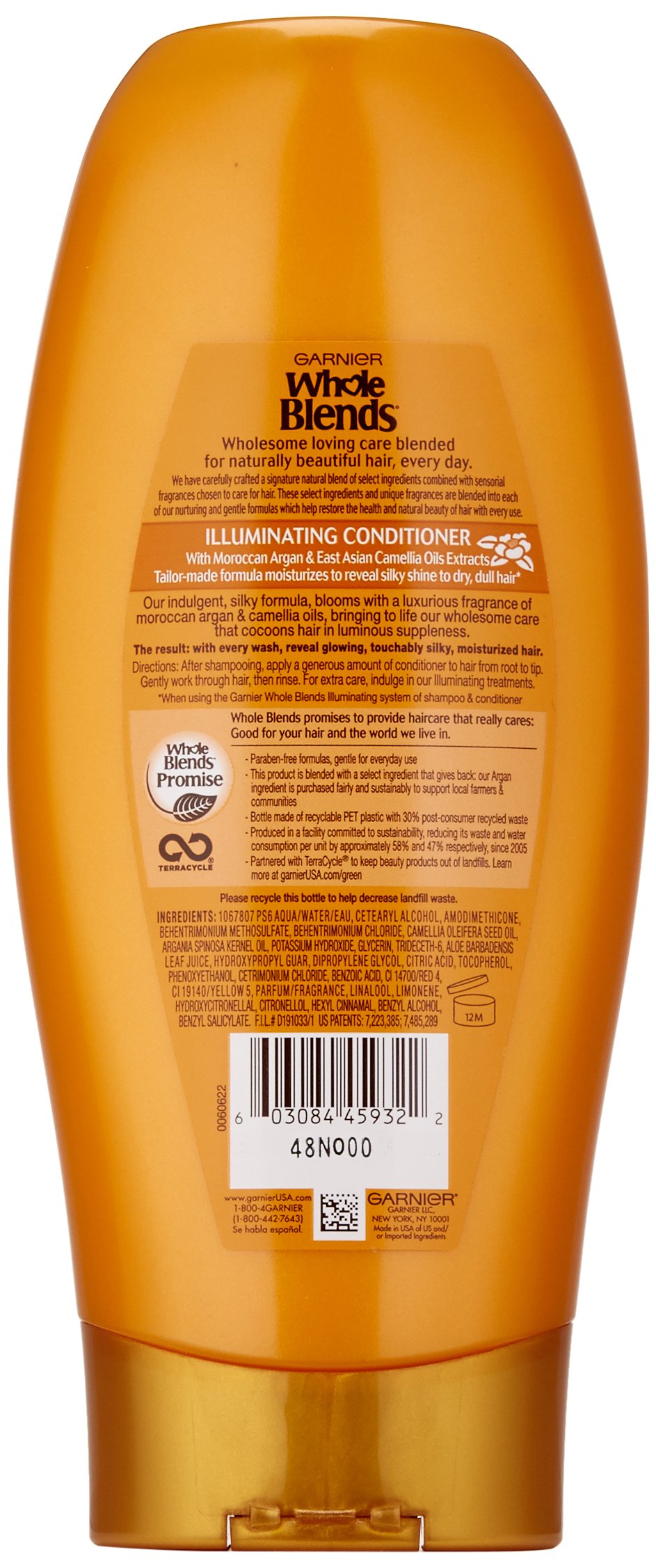 Foto 3 pulgar | Champú Y Acondicionador Garnier Whole Blends Illuminating - Venta Internacional.