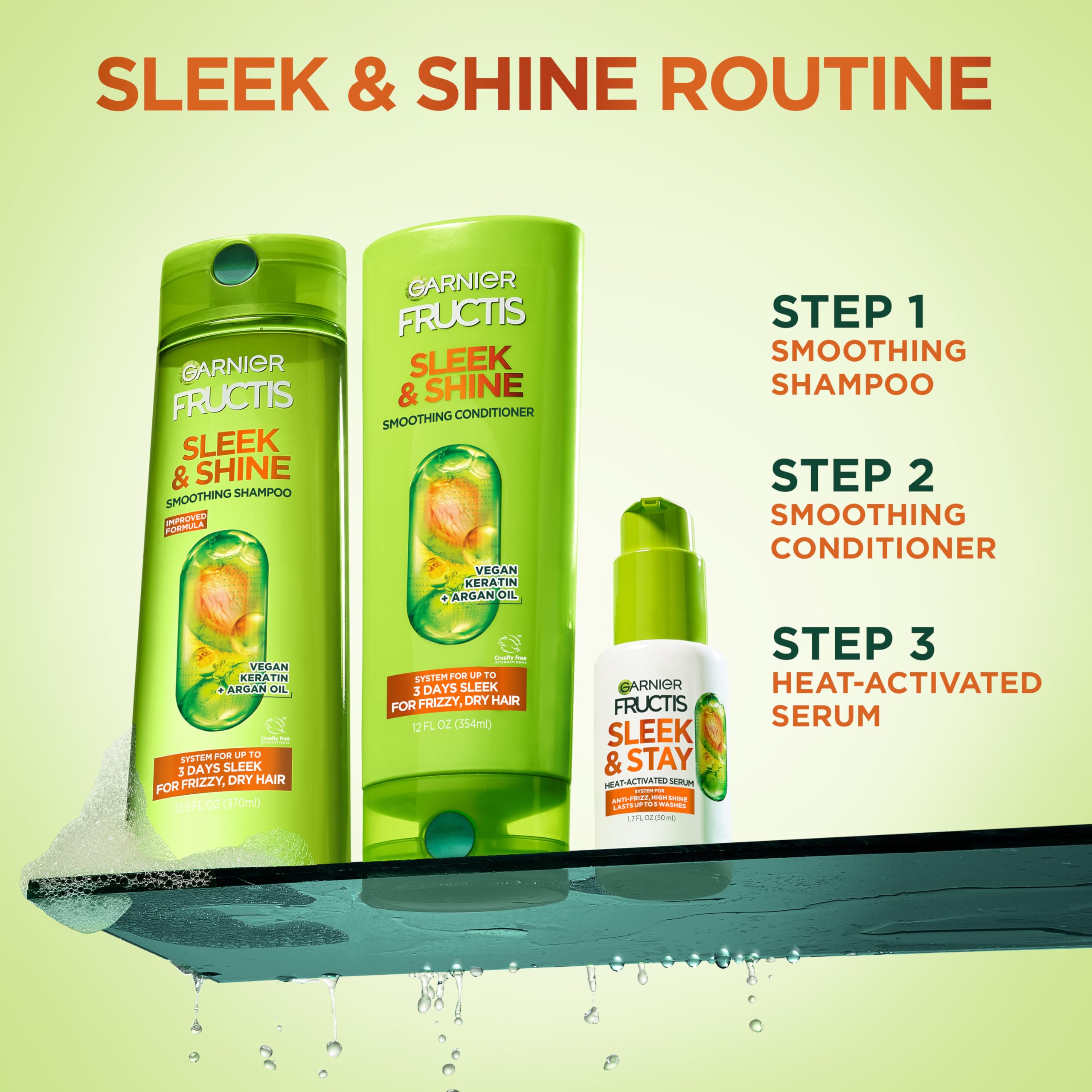 Foto 6 pulgar | Sérum Capilar Garnier Fructis Sleek And Shine Sleek And Stay - Venta Internacional.