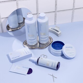 Foto 7 | Mascarilla Capilar Lee Stafford Blue Tonificante Blonde 200 Ml - Venta Internacional