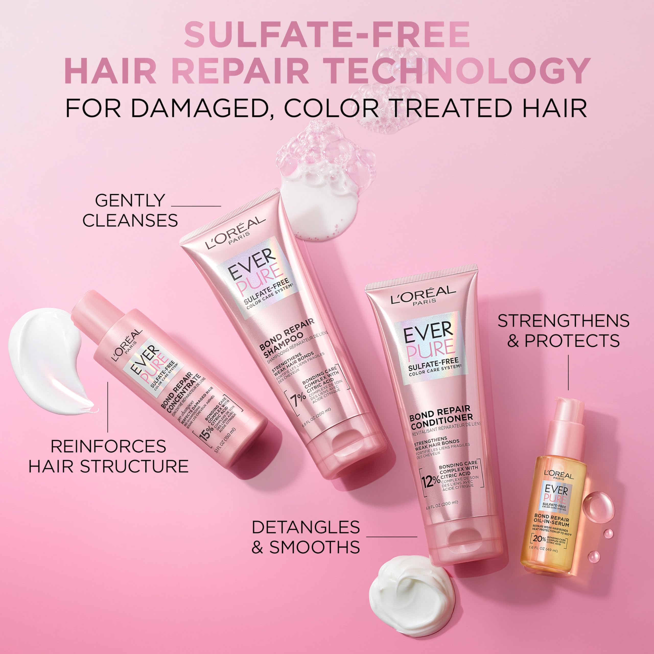 Foto 3 | Tratamiento Capilar L'oreal Paris Bond Repair Everpure 50 Ml - Venta Internacional.