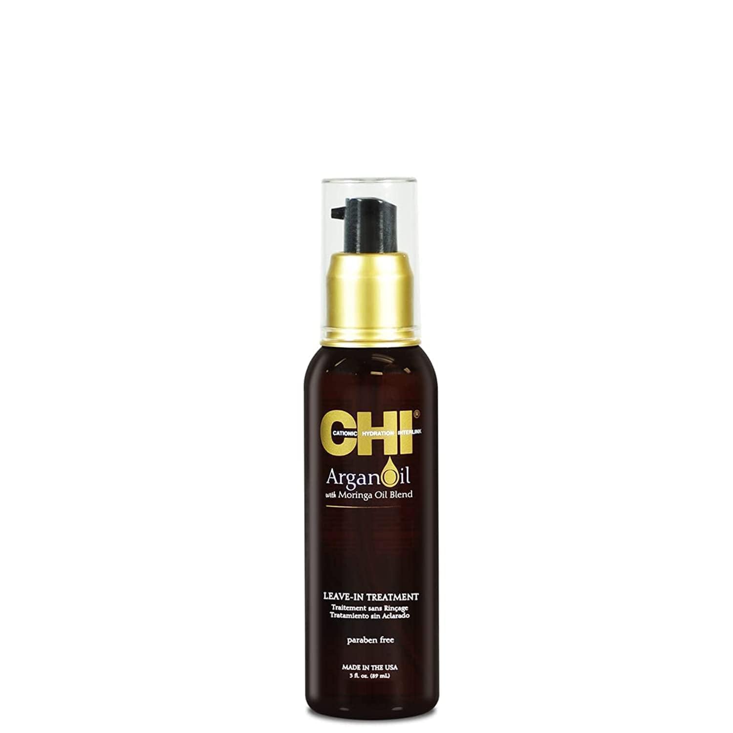 Aceite Chi Argan Plus Moringa 90 Ml Para Cabello Opaco Y Dañado - Venta Internacional.