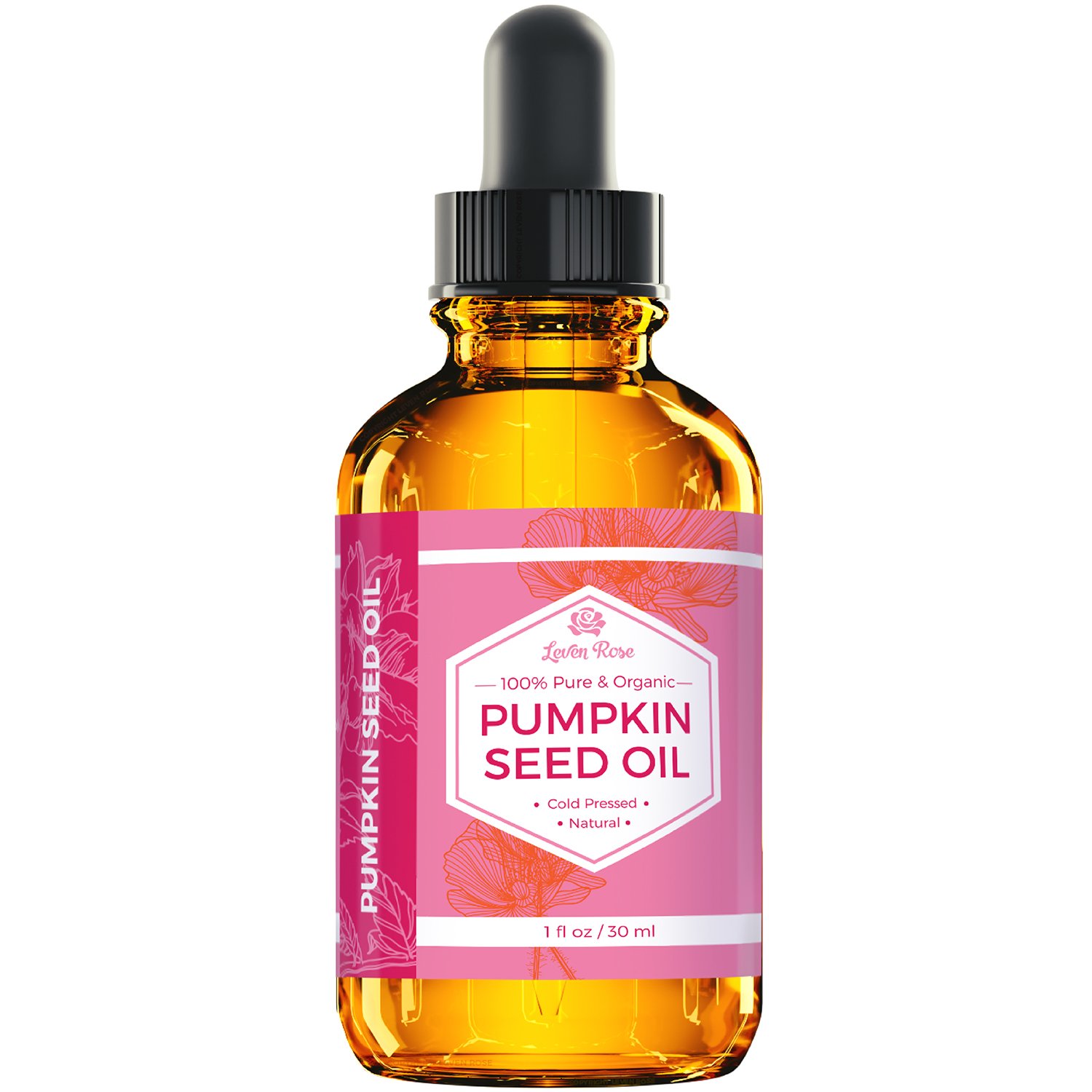 Foto 3 pulgar | Aceite De Semillas De Calabaza Leven Rose Organic 30 Ml Para El Crecimiento Del Cabello - Venta Internacional.