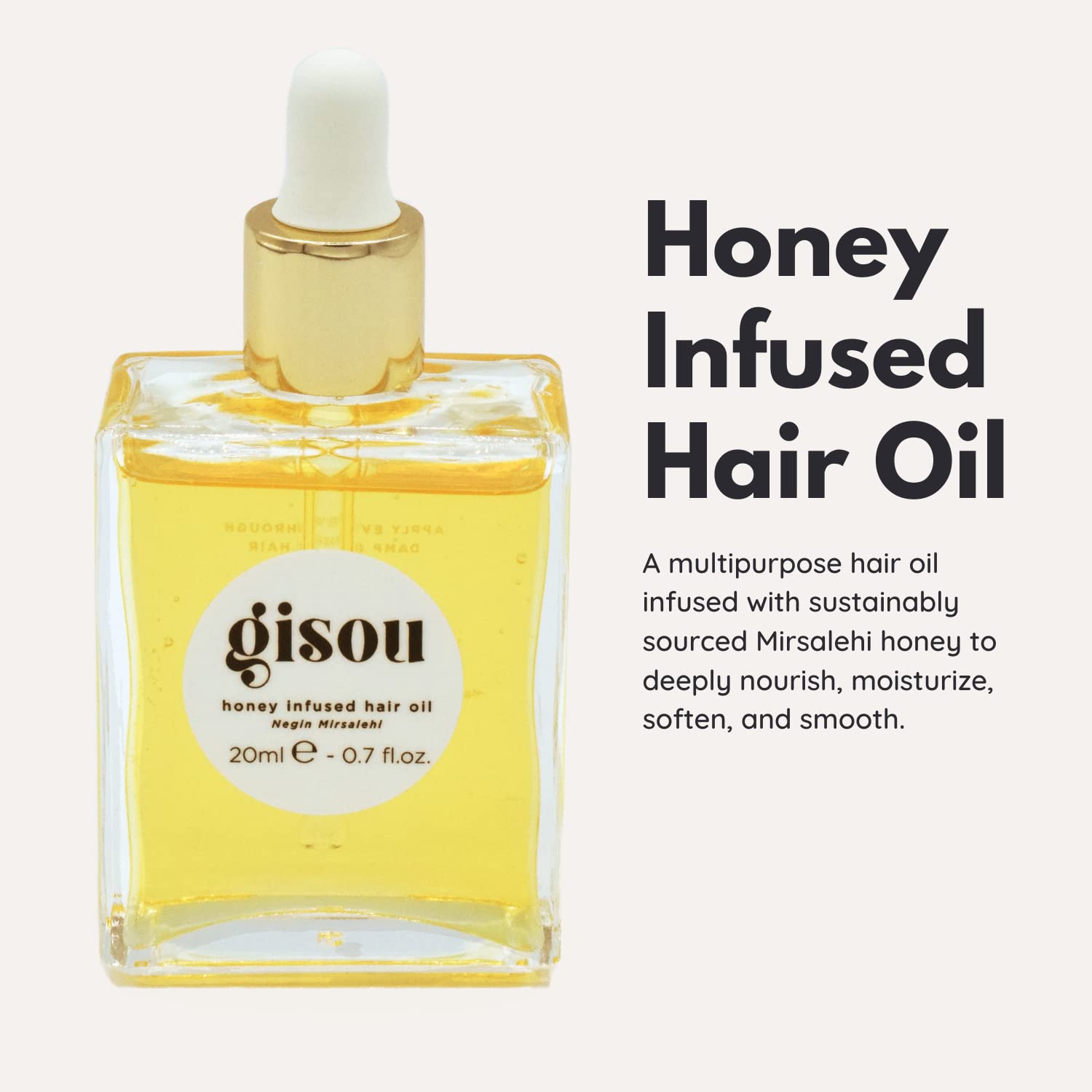 Foto 3 pulgar | Aceite Capilar Gisou Honey Infused 20 ml - Venta Internacional