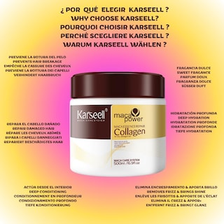 Foto 4 | Tratamiento Capilar Karseell Collagen Deep Repair Con Aceite De Argán, 500 Ml - Venta Internacional.