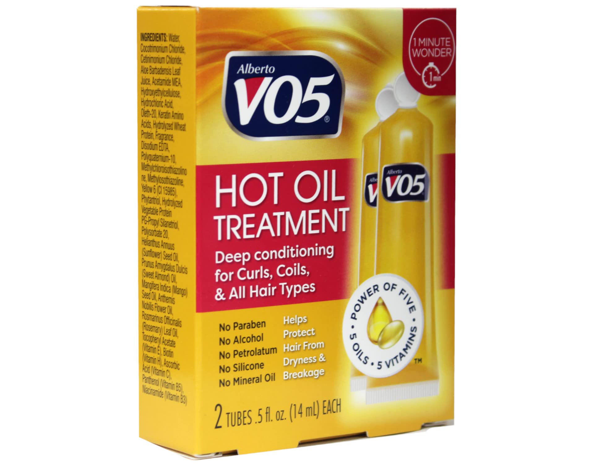 Foto 2 | Tratamiento Hidratante Con Aceite Caliente Vo5, 2 Tubos, 15 Ml - Venta Internacional.