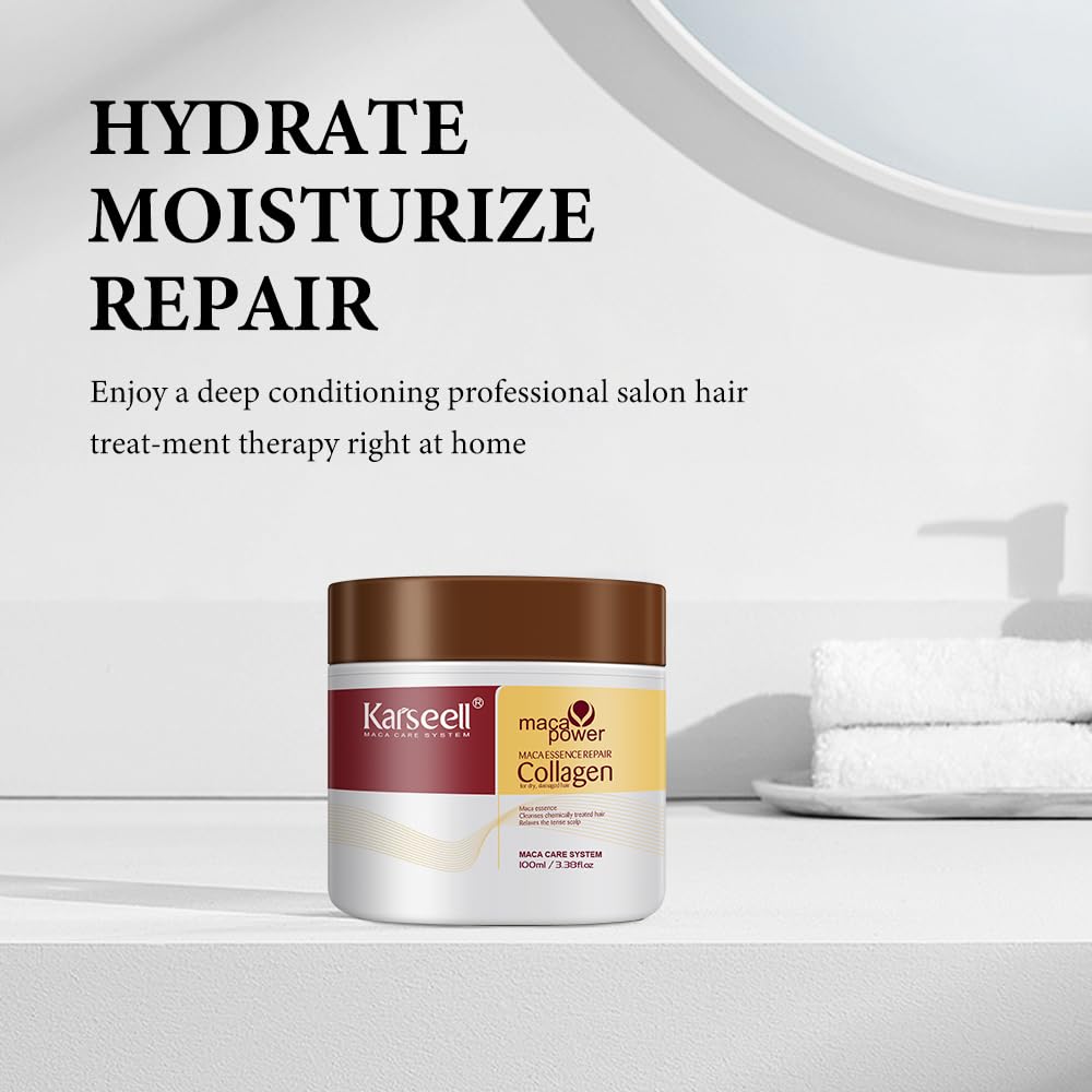 Foto 6 pulgar | Tratamiento Capilar Karseell Collagen Deep Repair, 100 Ml, Aceite De Argán - Venta Internacional.
