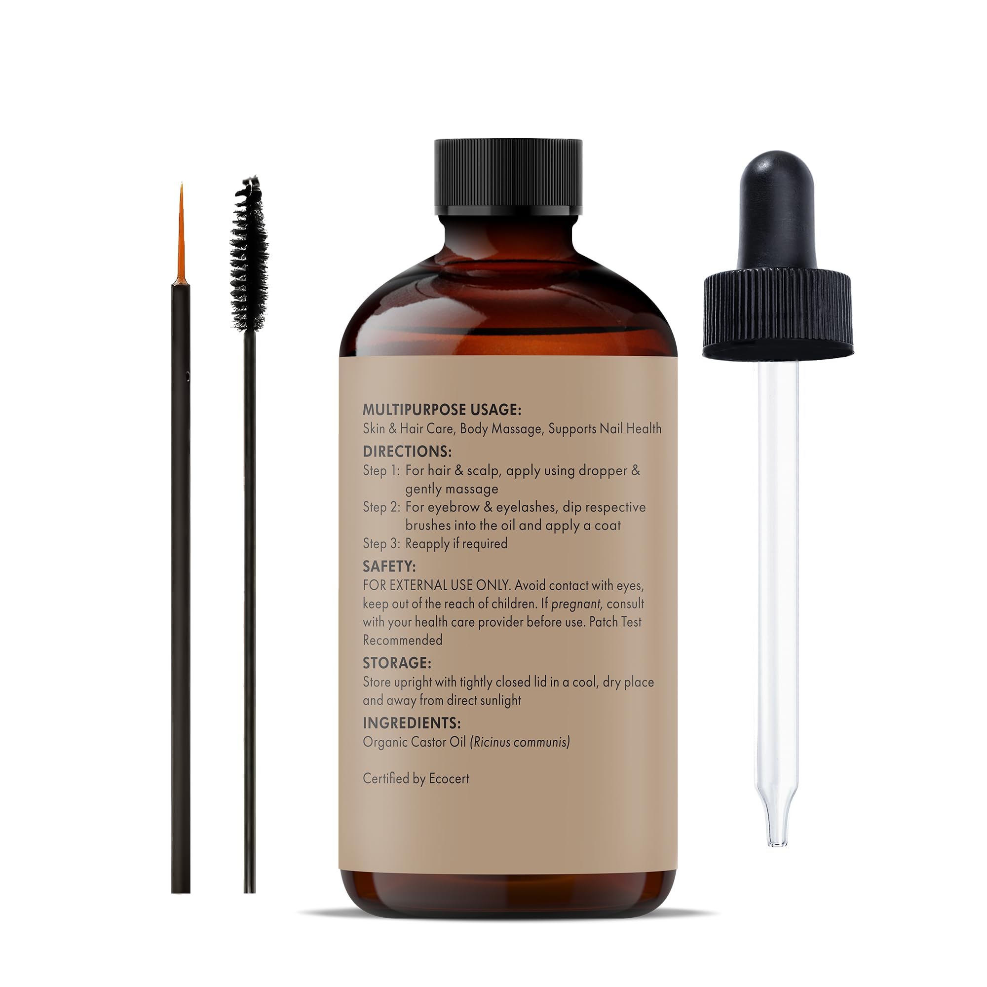 Foto 7 pulgar | Aceite De Ricino Majestic Pure, 120 Ml, Orgánico, Prensado En Frío - Venta Internacional.
