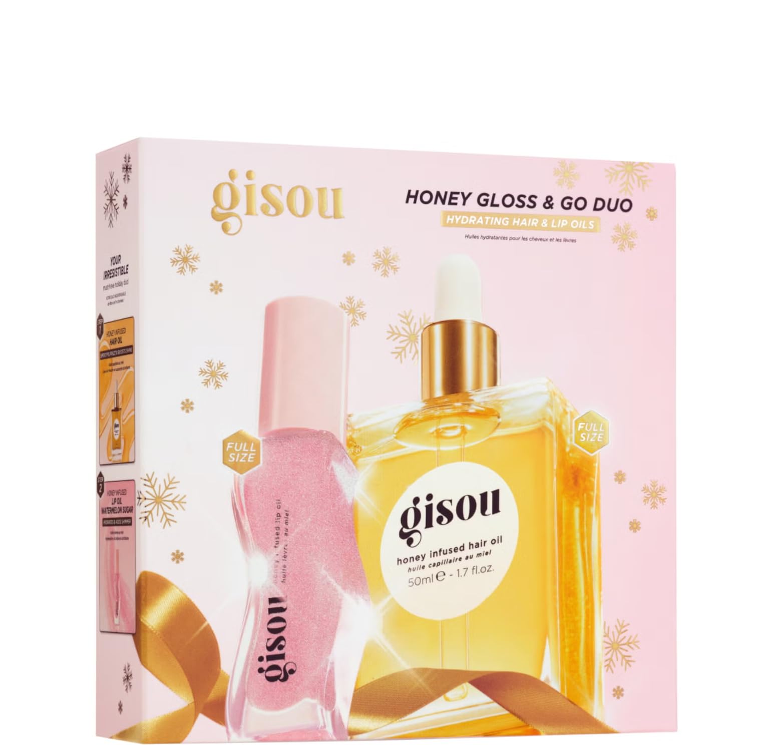 Aceite Capilar Value Set Gisou Honey Gloss & Go Con Infusión De Miel - Venta Internacional.