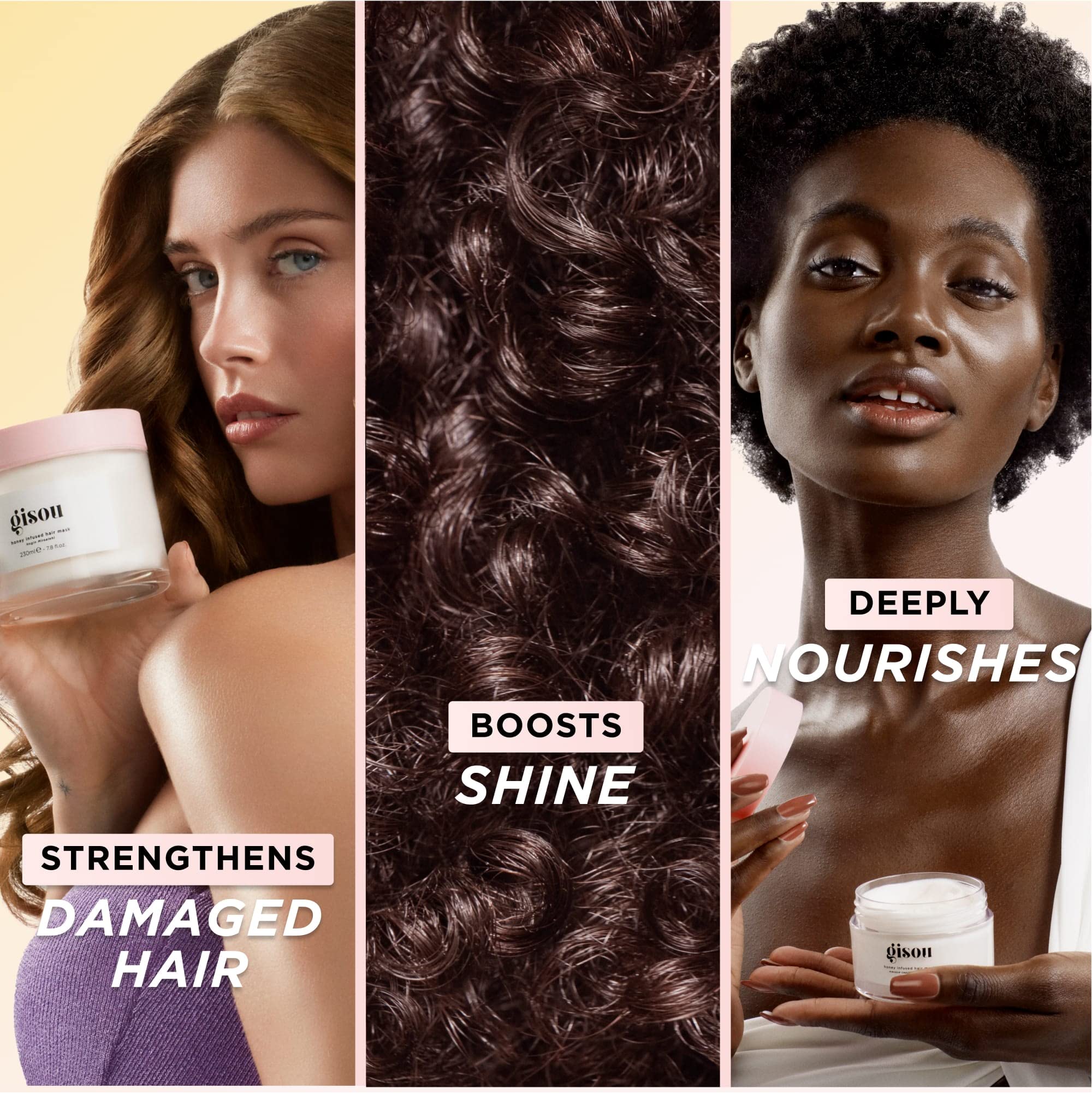 Foto 8 pulgar | Mascarilla Capilar Gisou Honey Infused Deep Conditioning 230 Ml - Venta Internacional.