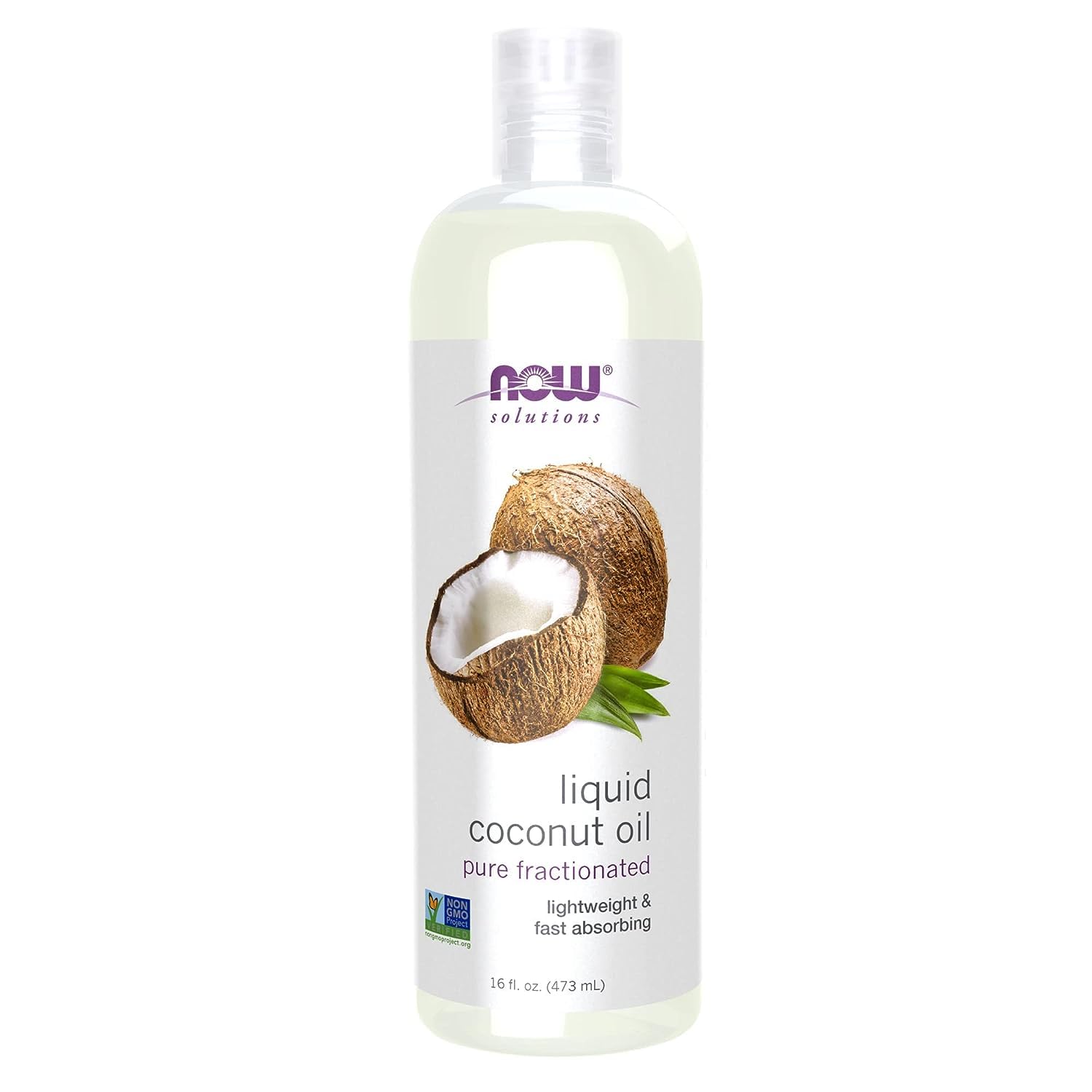 El Aceite De Coco Now Solutions Liquid 473 Ml Promueve La Piel Y El Cabello - Venta Internacional.