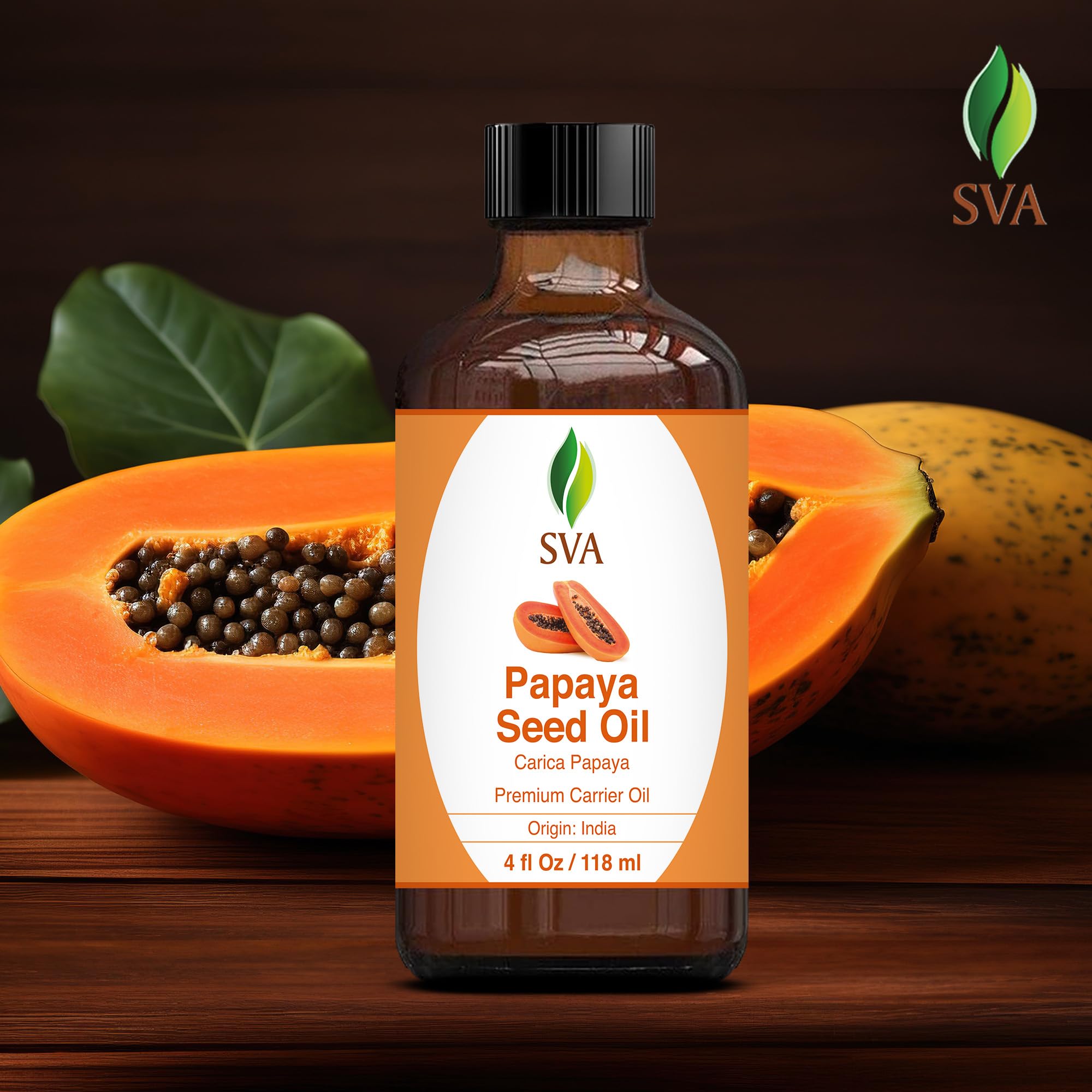 Foto 5 pulgar | Aceite De Semilla De Papaya Sva 100% Natural Prensado En Frío, 120 Ml Con Gotero - Venta Internacional.