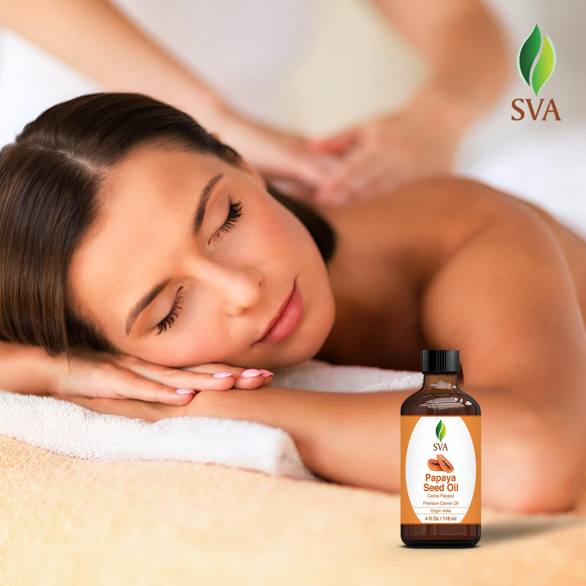 Foto 5 | Aceite De Semilla De Papaya Sva 100% Natural Prensado En Frío, 120 Ml Con Gotero - Venta Internacional.
