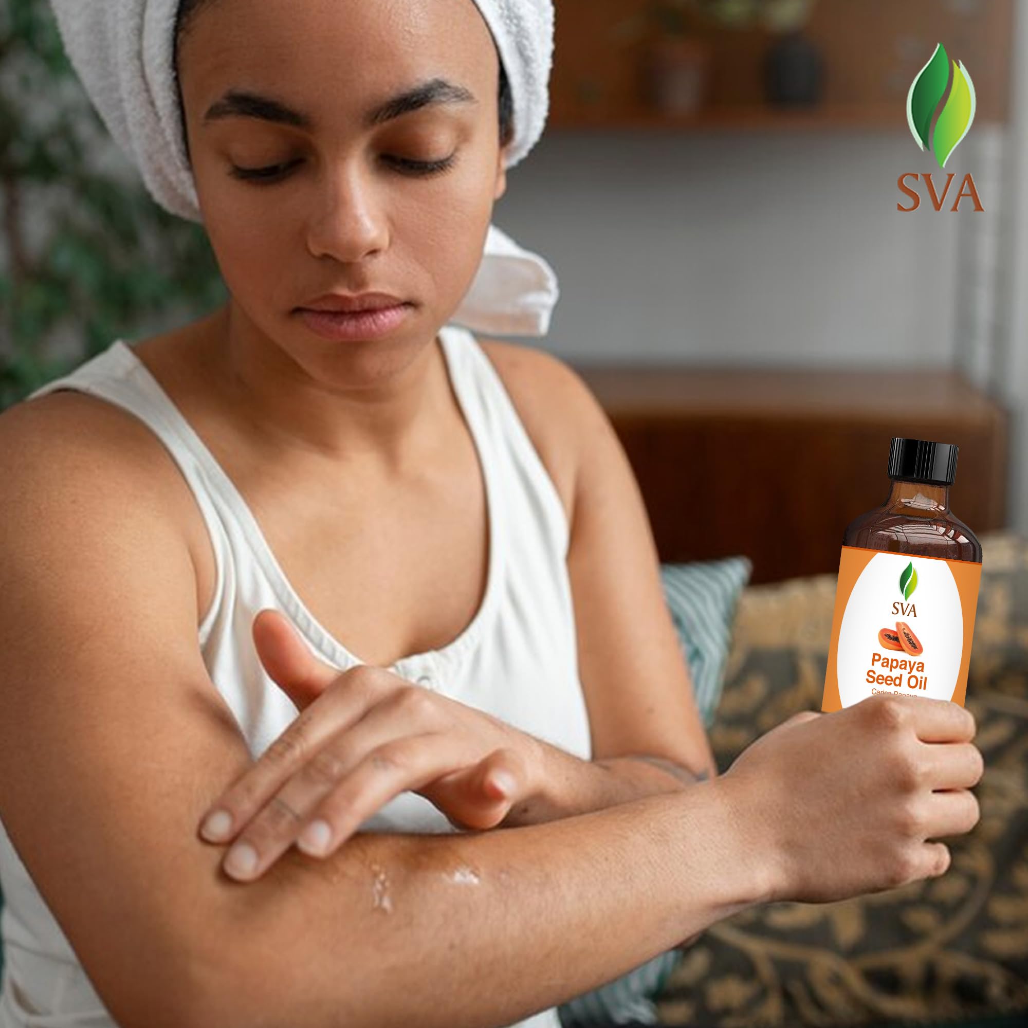 Foto 7 pulgar | Aceite De Semilla De Papaya Sva 100% Natural Prensado En Frío, 120 Ml Con Gotero - Venta Internacional.