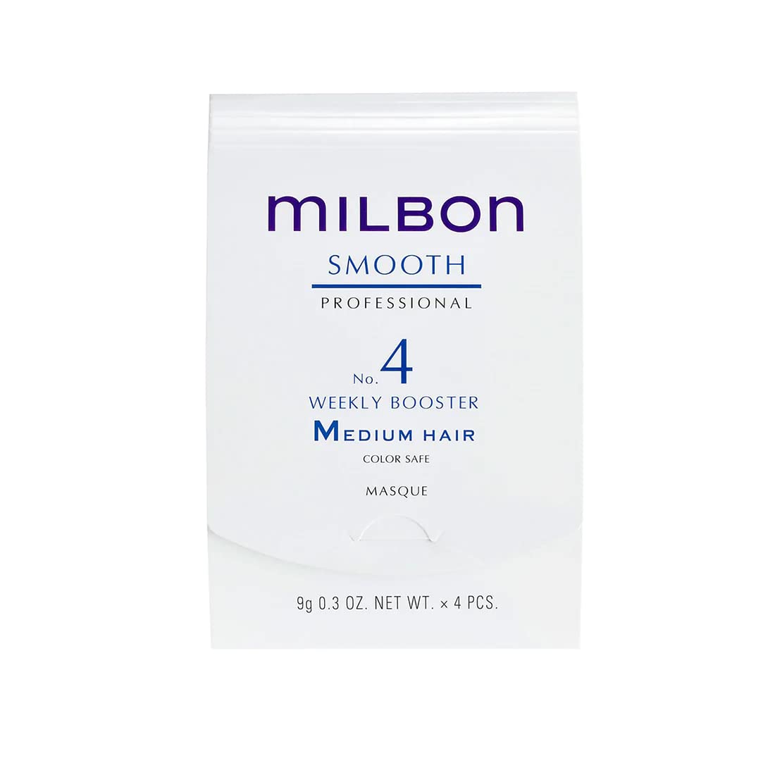 Tratamiento Milbon Smooth No. 4 Weekly Booster Para Cabello Medio - Venta Internacional.