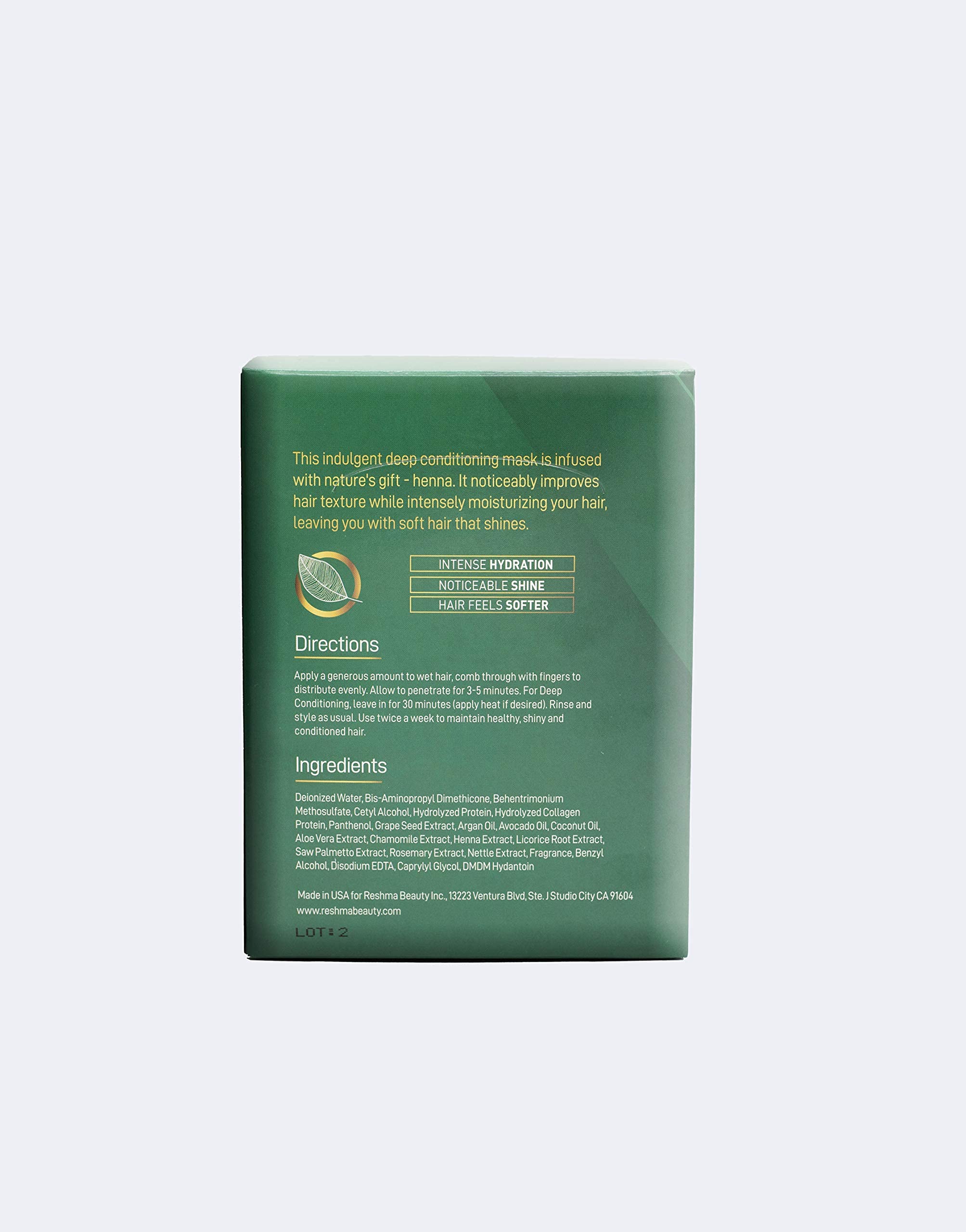 Foto 5 | Mascarilla Capilar De Acondicionamiento Profundo Reshma Beauty, 12 Unidades - Venta Internacional.