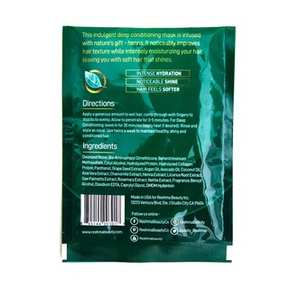 Foto 7 | Mascarilla Capilar De Acondicionamiento Profundo Reshma Beauty, 12 Unidades - Venta Internacional.