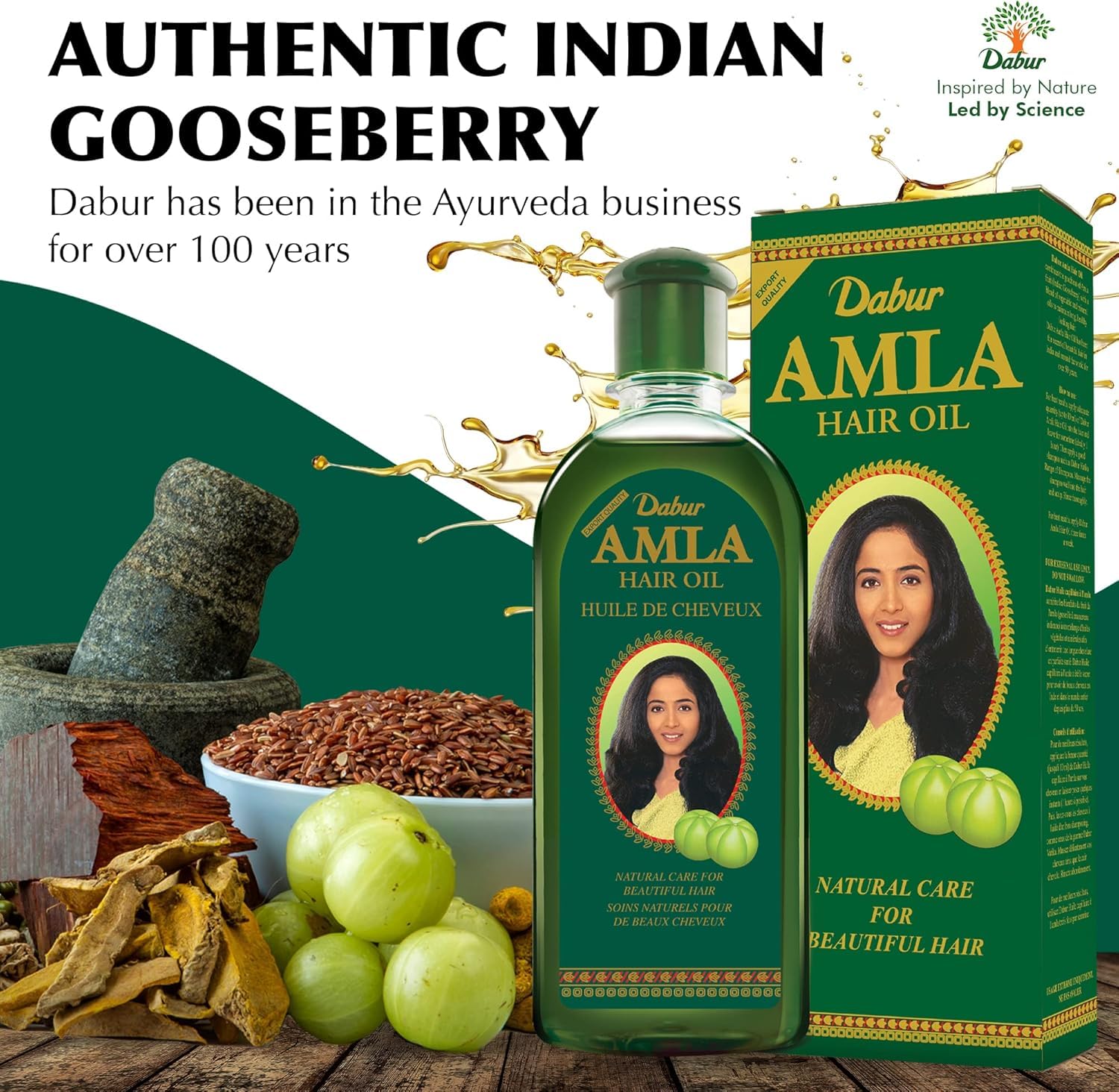 Foto 5 pulgar | Aceites Para El Tratamiento Capilar Dabur Amla Para Hombres Y Mujeres, 500 Ml X3 - Venta Internacional.