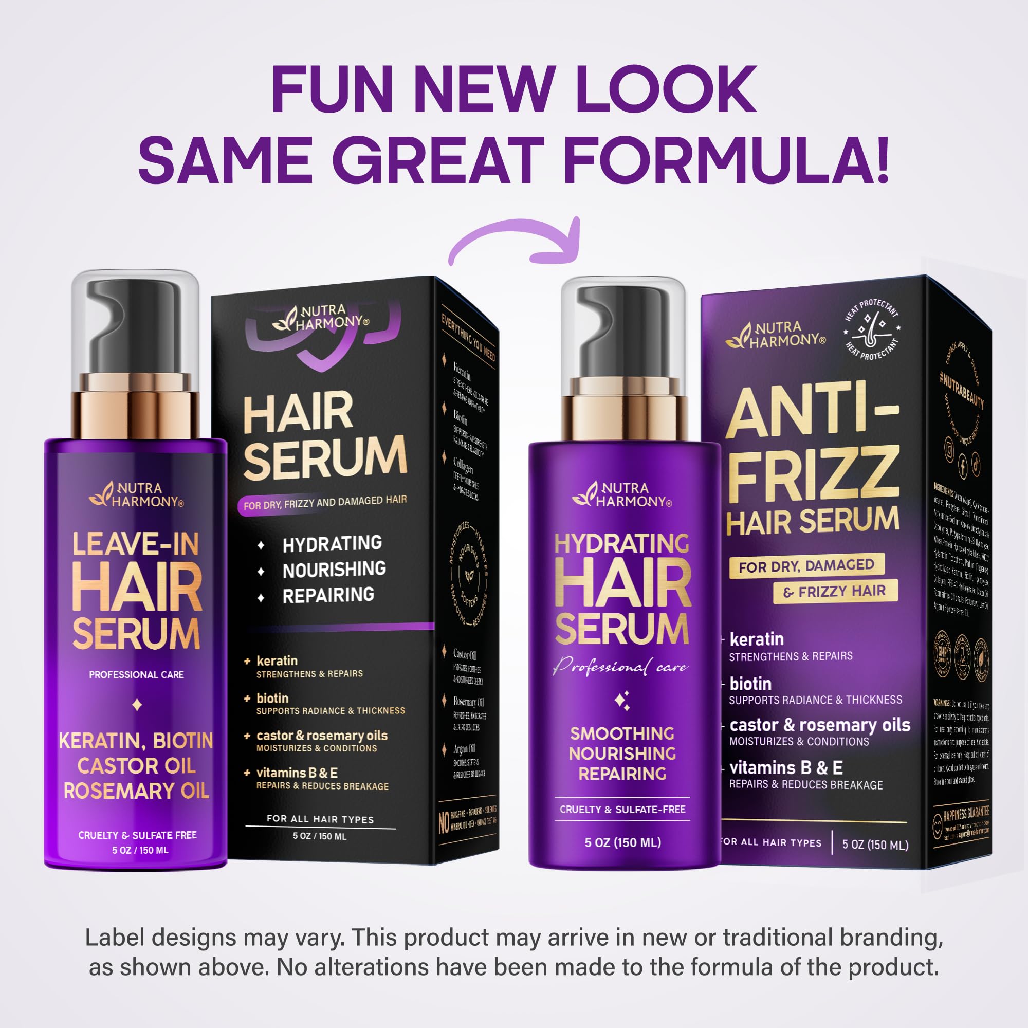 Foto 7 pulgar | Sérum Capilar Nutraharmony Hidratante Para Cabello Encrespado Y Dañado 150 Ml - Venta Internacional.