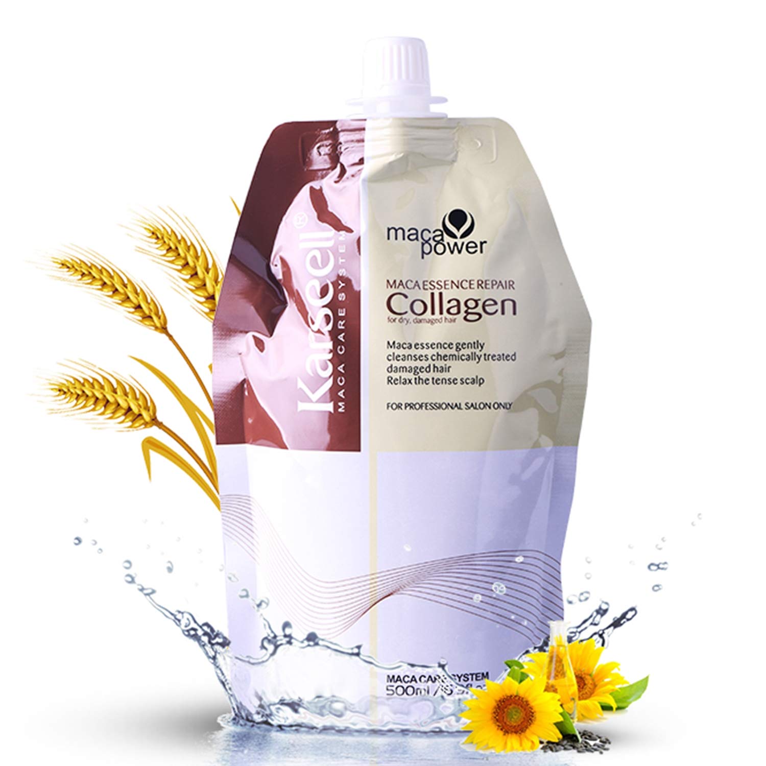 Foto 2 pulgar | Tratamiento Capilar Karseell Collagen 500 ml con Queratina y Aceite de Argán - Venta Internacional