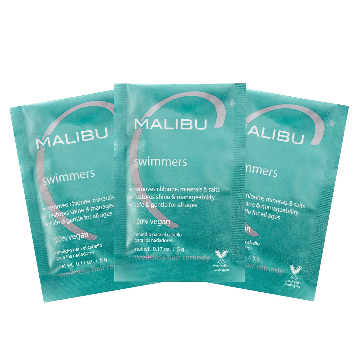 Foto 2 pulgar | Remedio De Bienestar Para Nadadores Malibu C Para El Cuidado Del Cabello, 3 Paquetes - Venta Internacional.