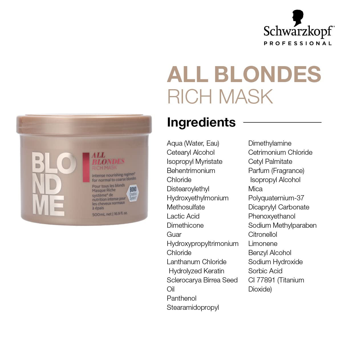 Foto 5 pulgar | Mascarilla Capilar Blondme All Blondes Rich 500 Ml - Venta Internacional.