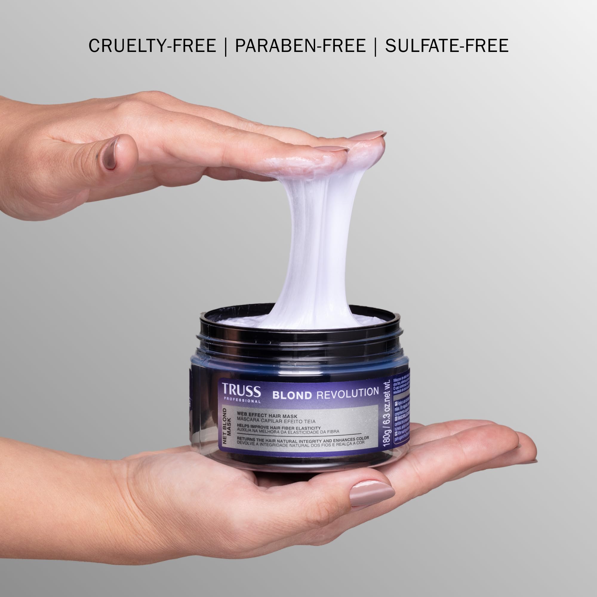 Foto 7 pulgar | Mascarilla Capilar Truss Blond Revolution Net Blond Que Realza El Color 185 Ml - Venta Internacional.