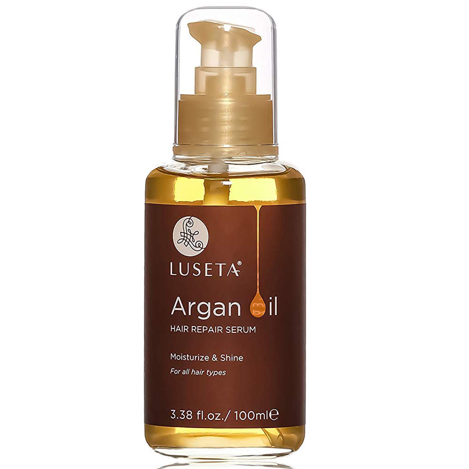 Foto 2 pulgar | Sérum Para El Cabello L Luseta, Aceite De Argán 100% Puro, 100 Ml, Frizzy Control - Venta Internacional.
