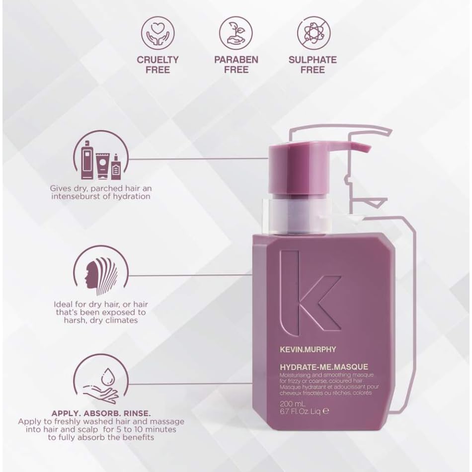 Foto 3 pulgar | Mascarilla Capilar Kevin Murphy Hydrate Me 200 Ml - Venta Internacional.