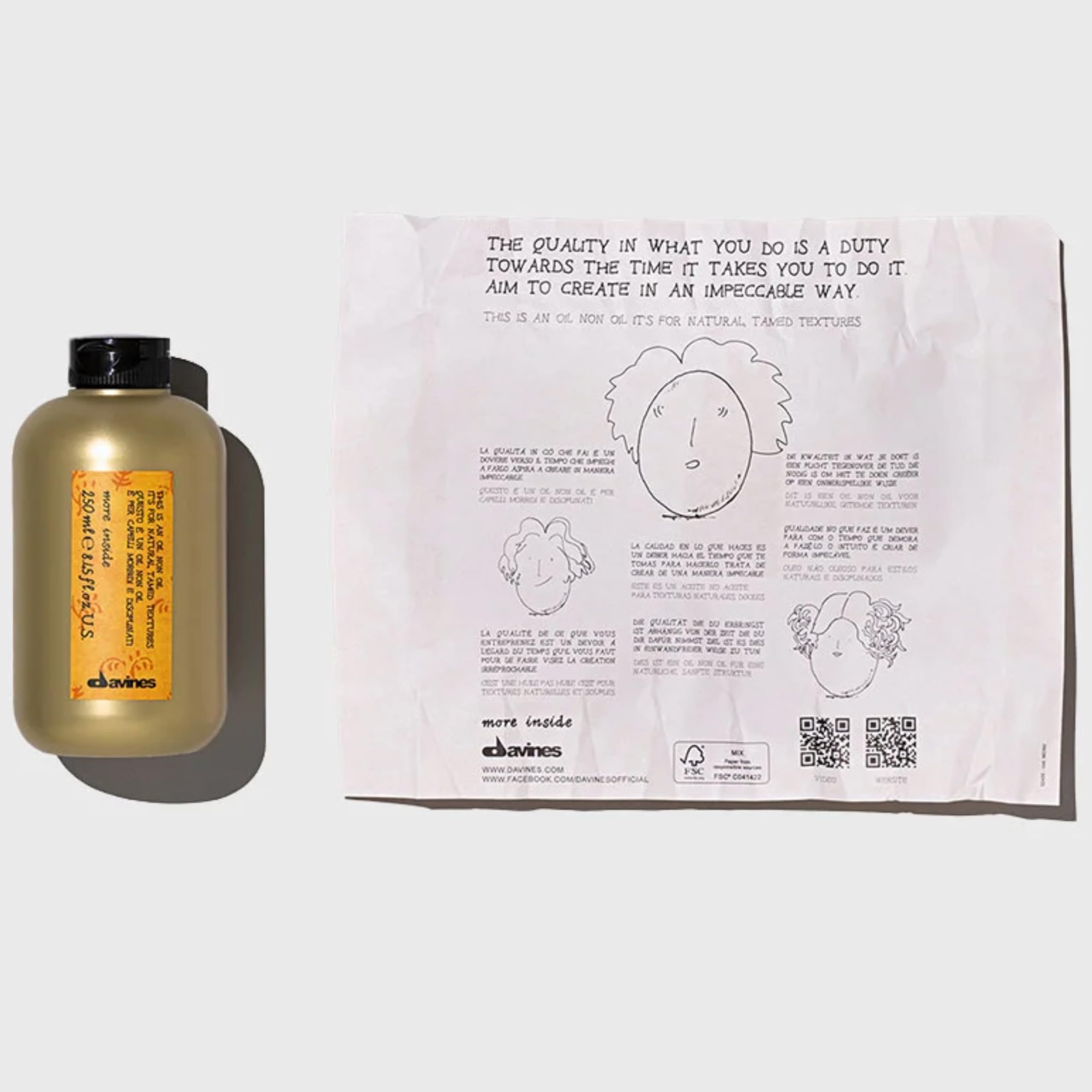Foto 3 pulgar | Aceite Capilar Davines Este Es Un Aceite Sin Aceite, 250 Ml, De Aspecto Natural - Venta Internacional.