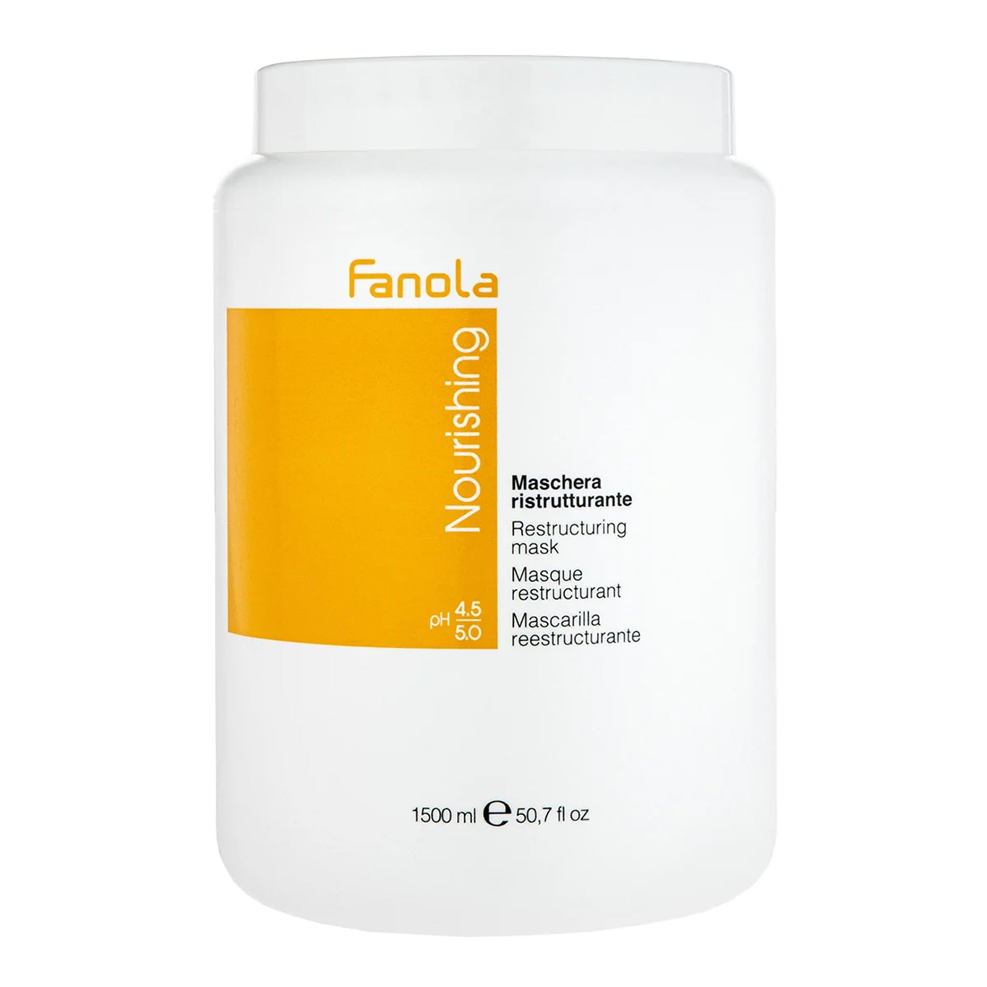 Mascarilla Capilar Fanola Nutri Care Reestructurante 1500 Ml Para Cabello Seco - Venta Internacional.
