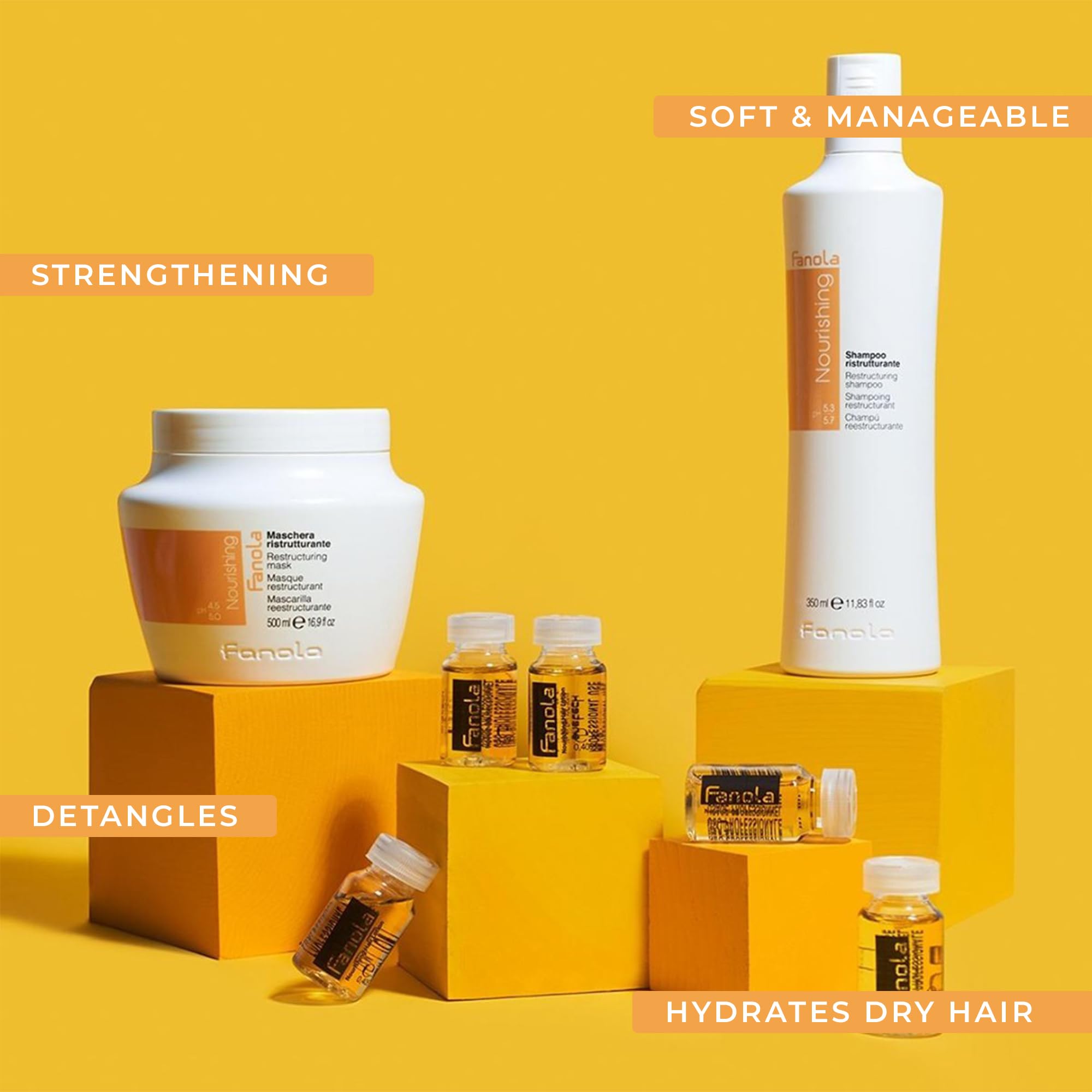 Foto 3 | Mascarilla Capilar Fanola Nutri Care Reestructurante 1500 Ml Para Cabello Seco - Venta Internacional.