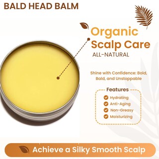 Foto 3 | Crema Hidratante Para La Cabeza Calva, Bálsamo Cremoso, Protección Las 24 Horas, Sala De Juntas - Venta Internacional.