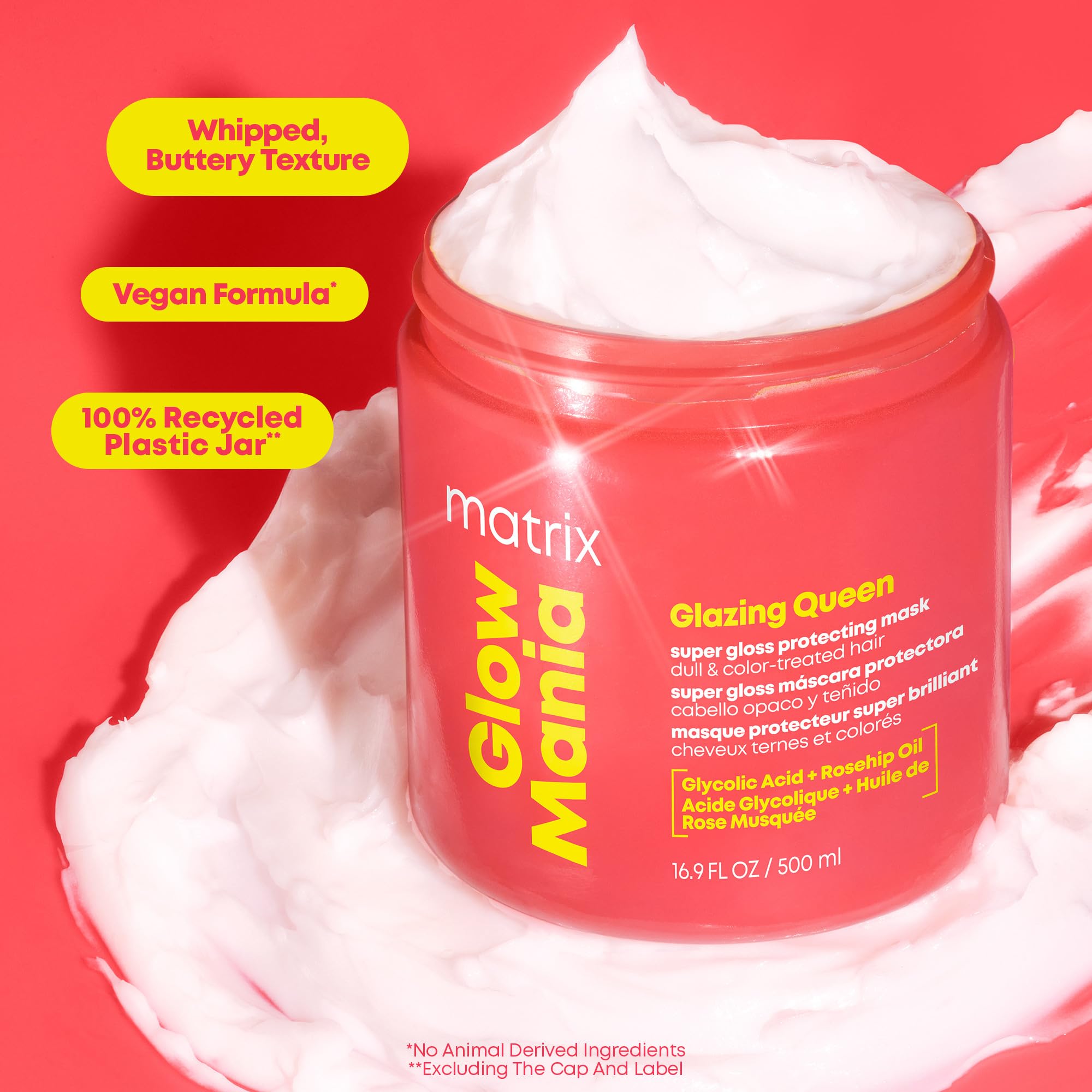Foto 7 pulgar | Mascarilla Capilar Matrix Glow Mania Glazing Queen 500ml - Venta Internacional.
