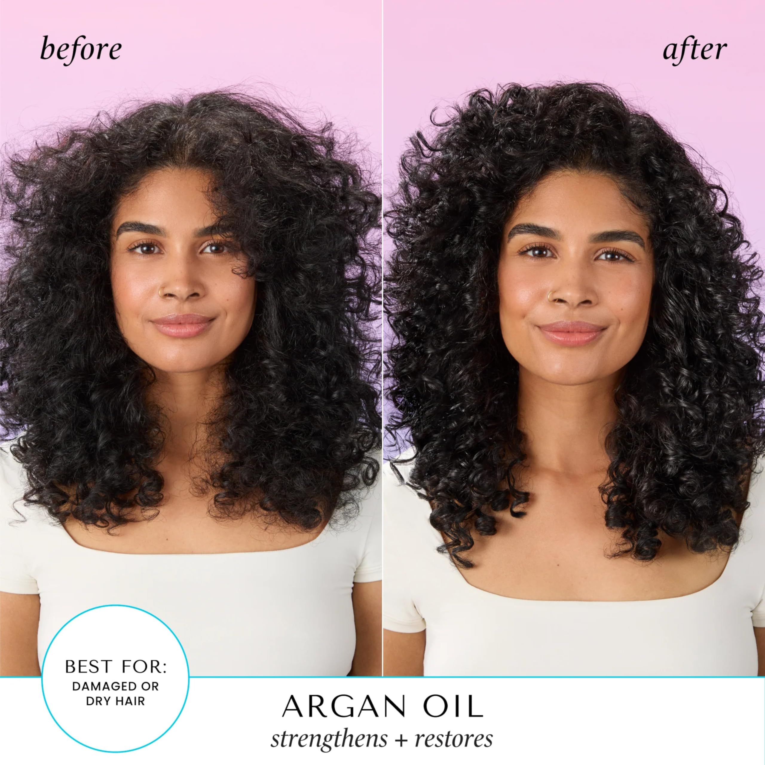 Foto 3 | Aceite Capilar Hask Argán, Reparador, Brillo, Vegano, Seguro Para El Color, Paquete De 3 - Venta Internacional.