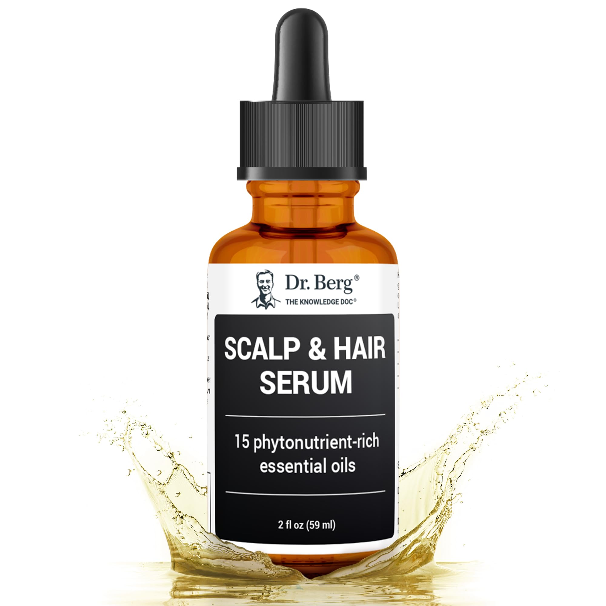 Foto 2 pulgar | Sérum Capilar Dr. Berg Para Cuero Cabelludo Y Cabello Con Vitamina D3 Y E, 60 Ml - Venta Internacional.
