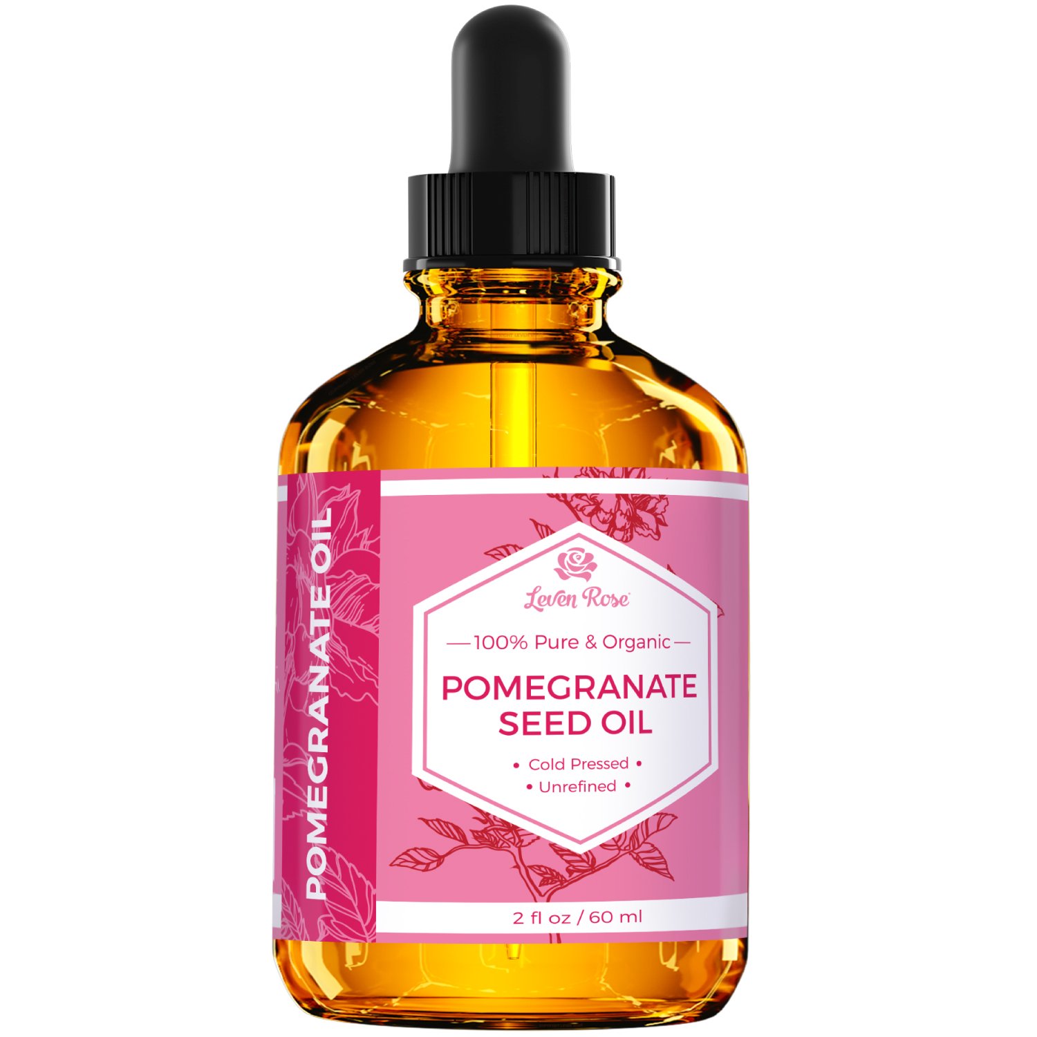 Foto 3 pulgar | Aceite De Semillas De Granada Leven Rose, 60 Ml, 100% Puro, Sin Refinar - Venta Internacional.