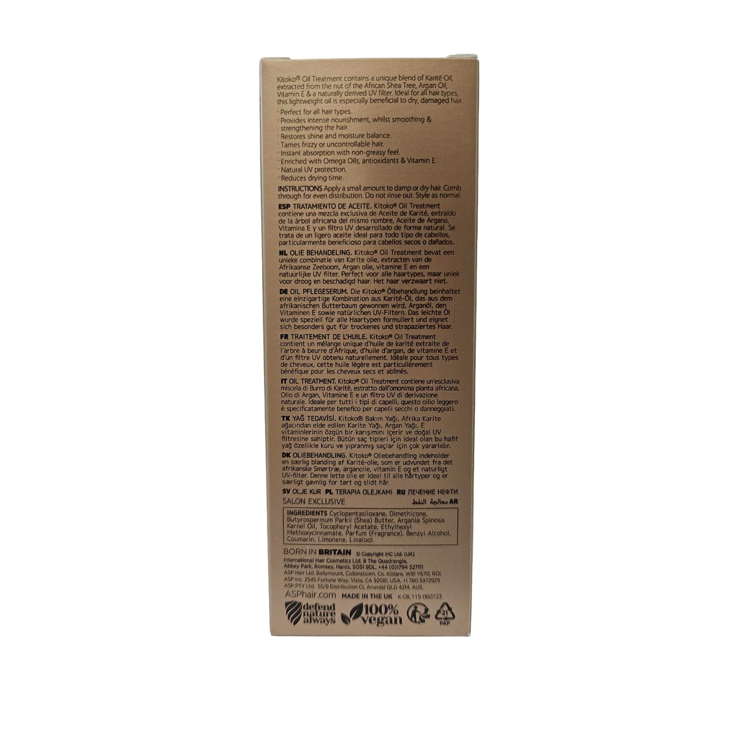 Foto 8 pulgar | Tratamiento De Aceite Affinage Kitoko 115 Ml Con Bomba Dispensadora Fácil - Venta Internacional.