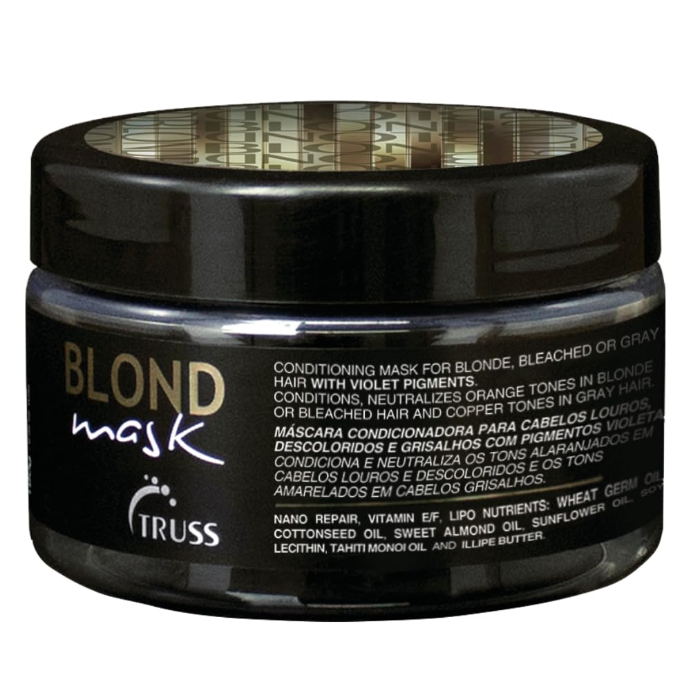 Mascarilla Capilar Truss Blond Mask Hydrating + Purple Toner 187ml - Venta Internacional.