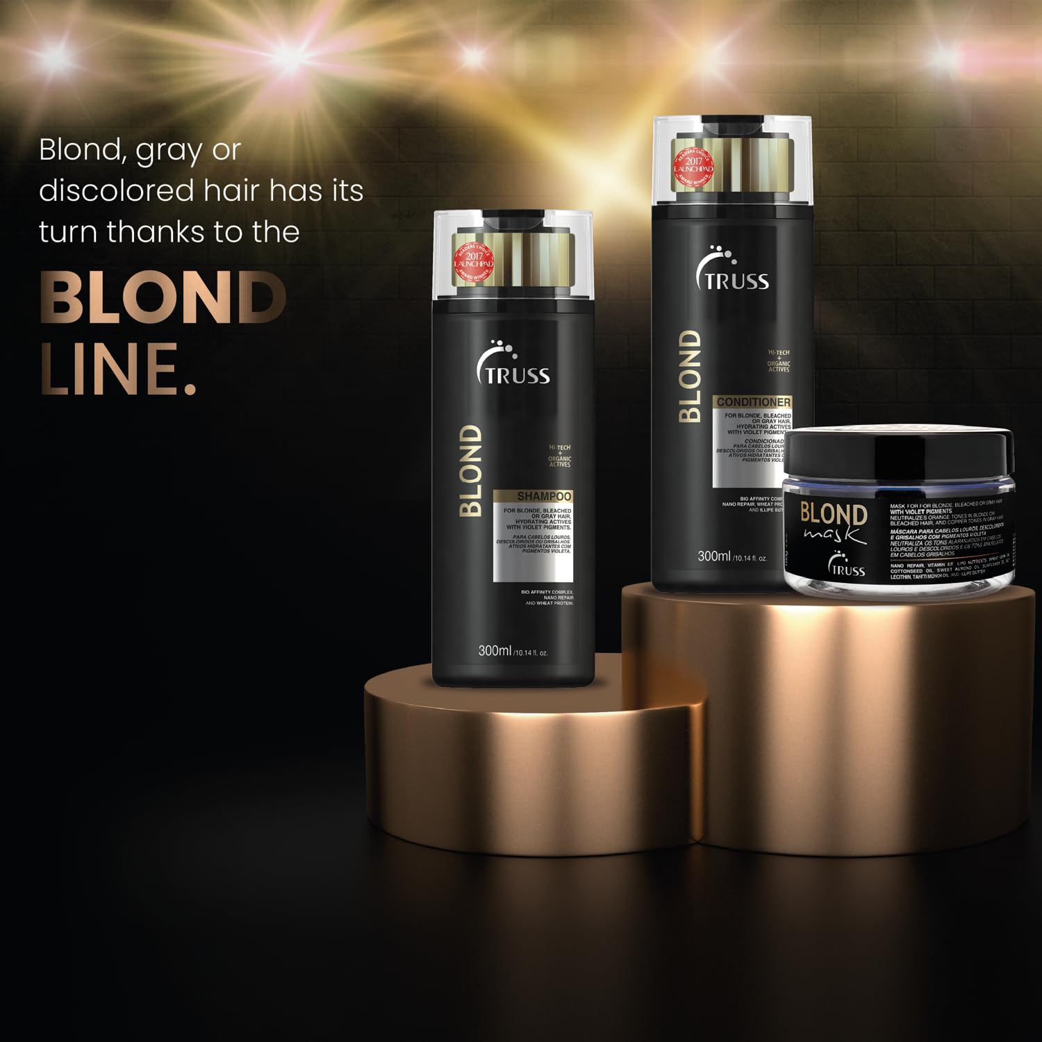 Foto 3 pulgar | Mascarilla Capilar Truss Blond Mask Hydrating + Purple Toner 187ml - Venta Internacional.