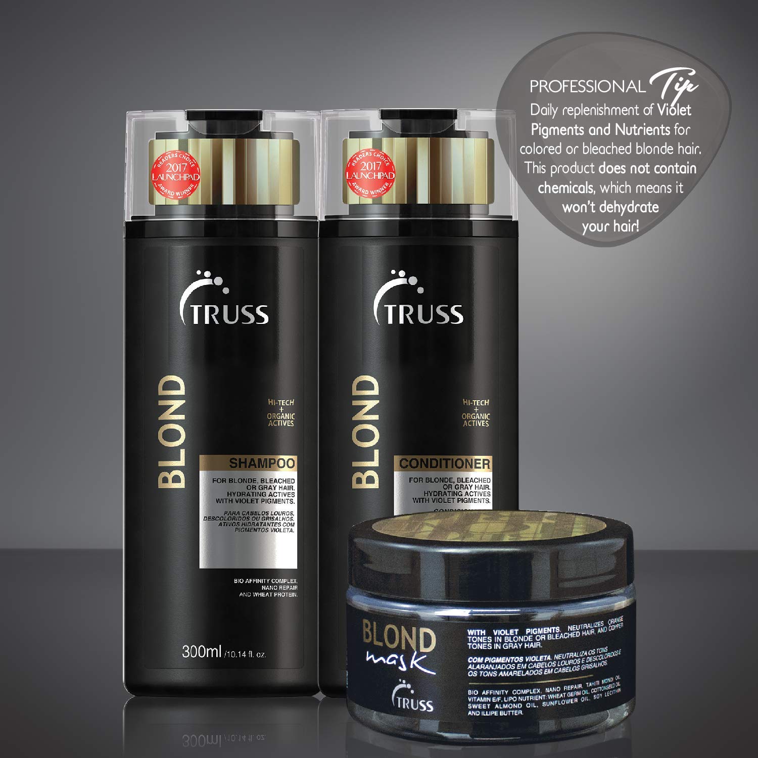 Foto 8 pulgar | Mascarilla Capilar Truss Blond Mask Hydrating + Purple Toner 187ml - Venta Internacional.