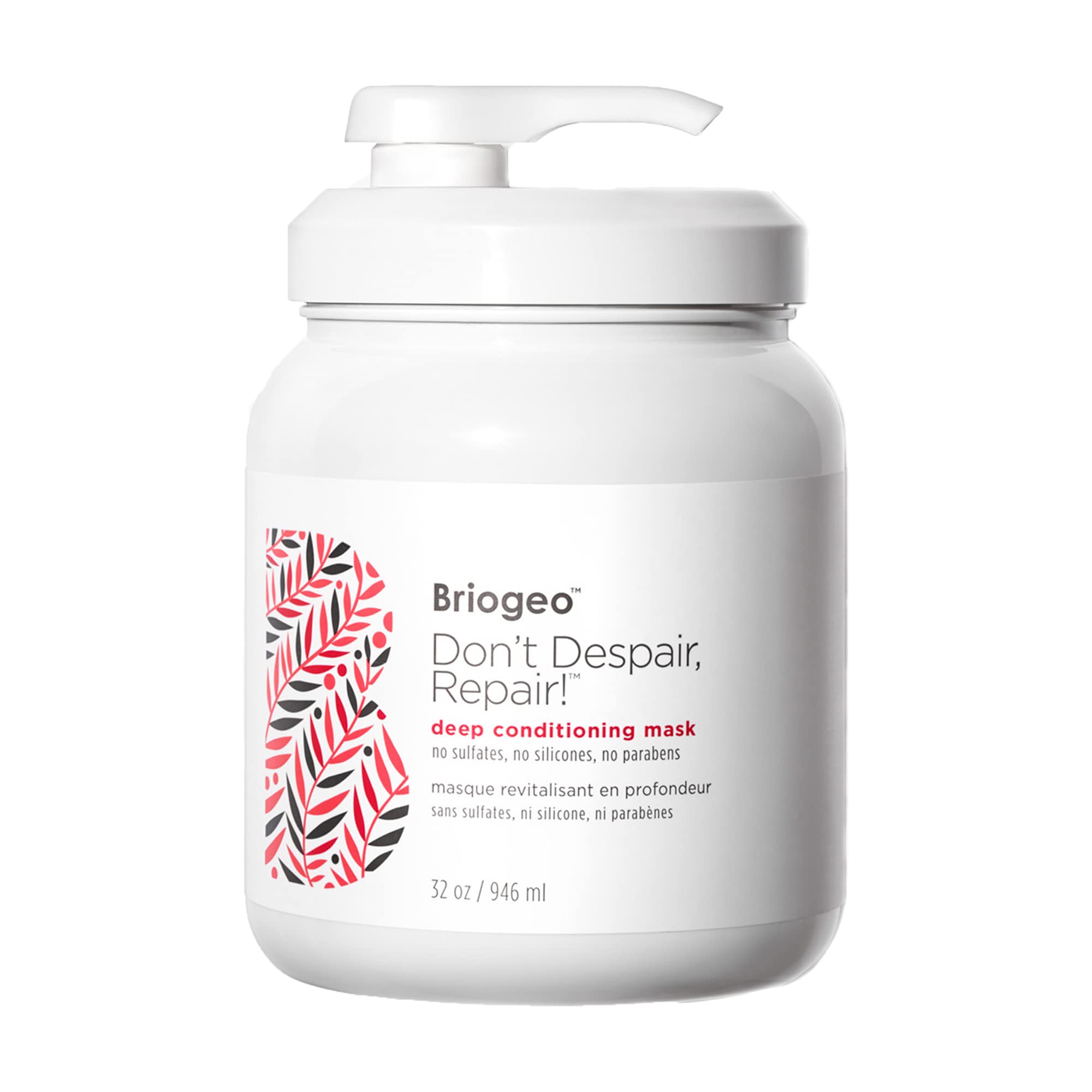 Mascarilla Acondicionadora Profunda Briogeo ¡no Te Desesperes, Repara! 960 Ml - Venta Internacional.