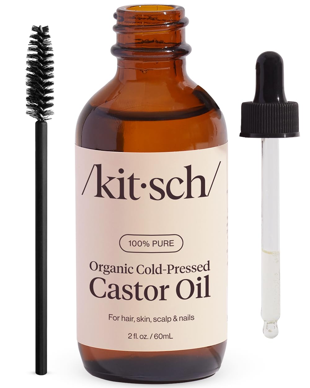 Foto 1 | Aceite de Ricino Orgánico Kitsch Prensado en Frío 60 Ml - Venta Internacional