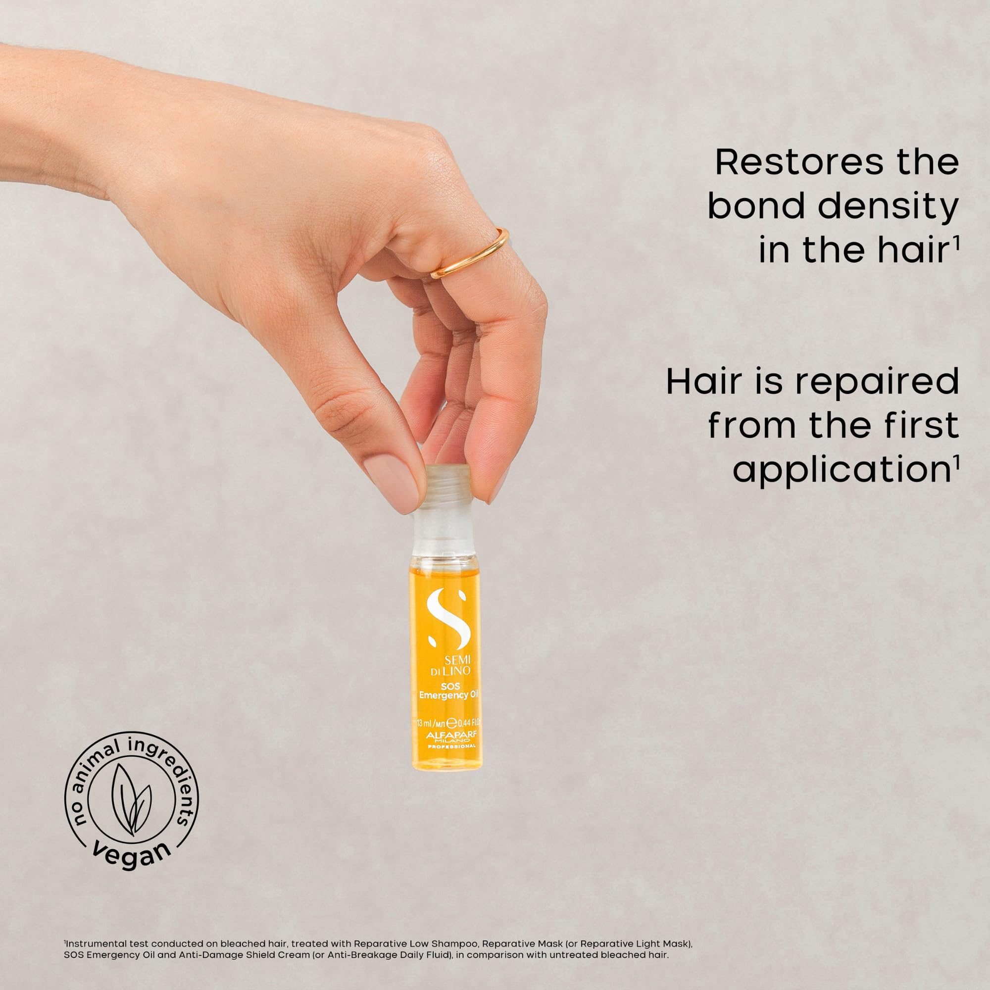 Foto 5 pulgar | Tratamiento Para La Rotura Del Cabello Alfaparf Milano Semi Di Lino - Venta Internacional.