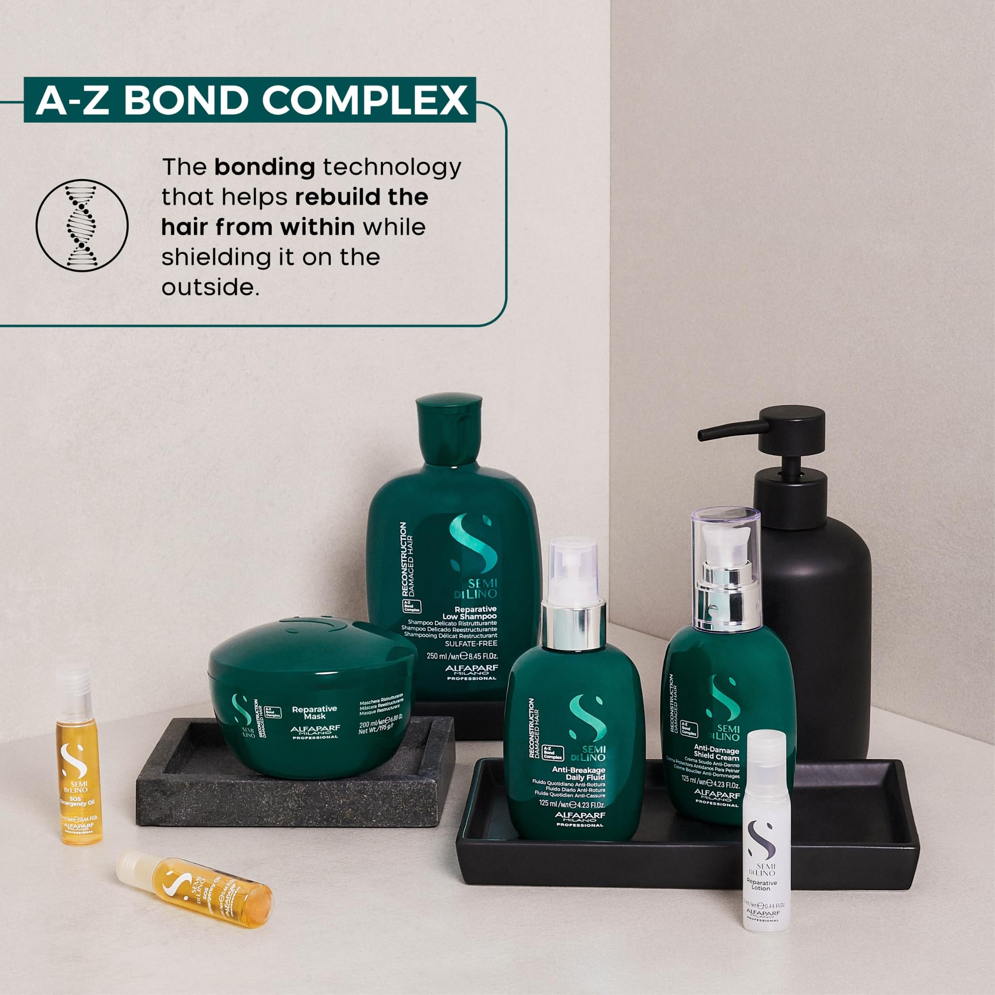 Foto 6 | Tratamiento Para La Rotura Del Cabello Alfaparf Milano Semi Di Lino - Venta Internacional.